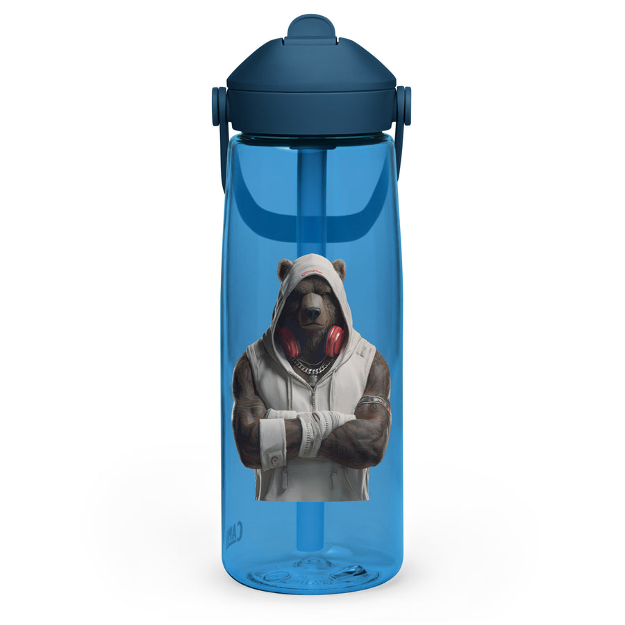Bears 15 Flip straw water bottle
