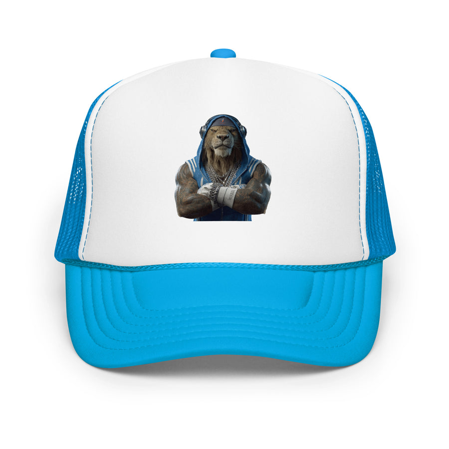 Lions 3 Foam trucker hat