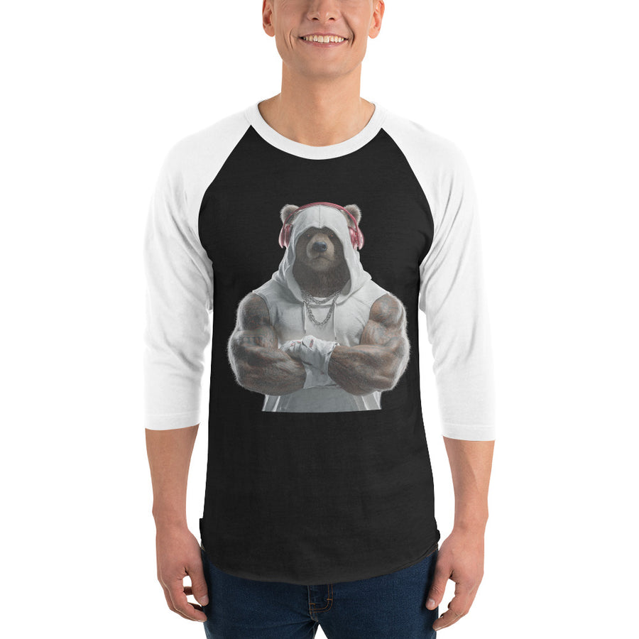 Bears M 17 3/4 sleeve raglan shirt