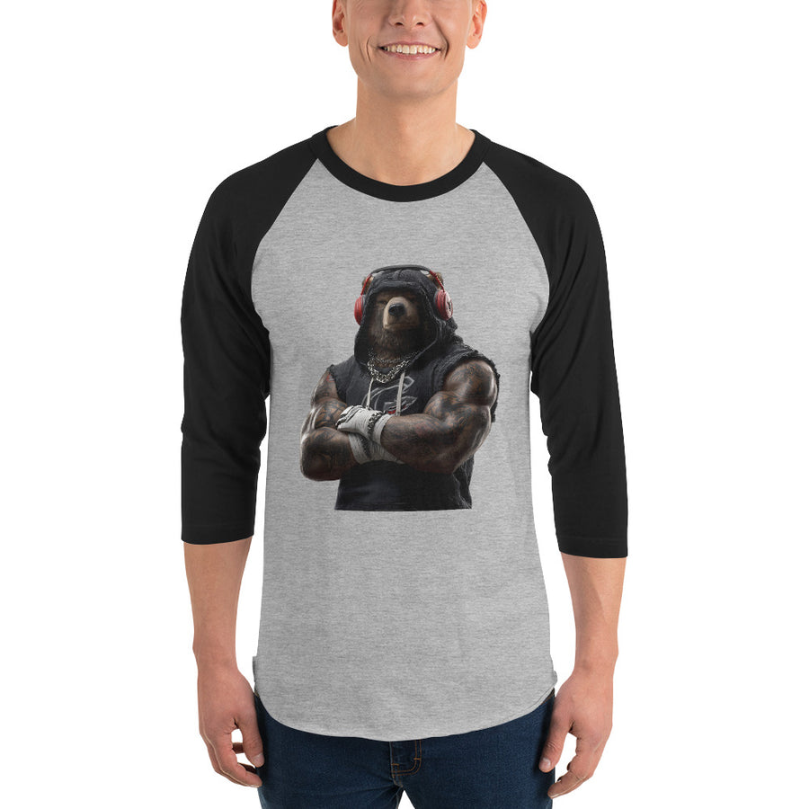 Bears M 15 3/4 sleeve raglan shirt