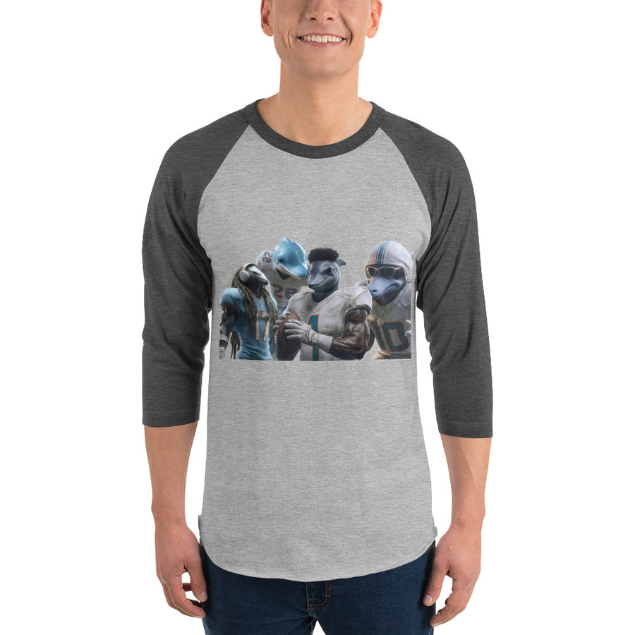 Dolphin 12 M 3/4 sleeve raglan shirt