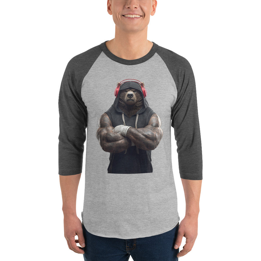 Bears M 11 3/4 sleeve raglan shirt