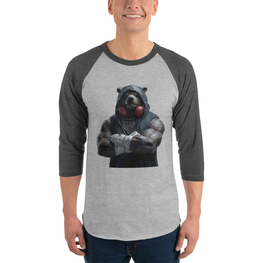 Bears M 13 3/4 sleeve raglan shirt