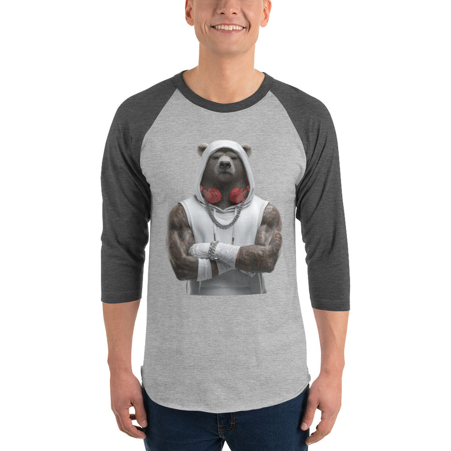 Bears M 16 3/4 sleeve raglan shirt