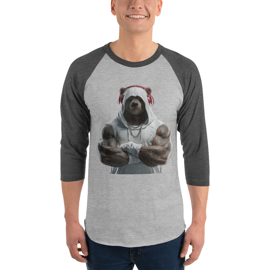 Bears M 17 3/4 sleeve raglan shirt