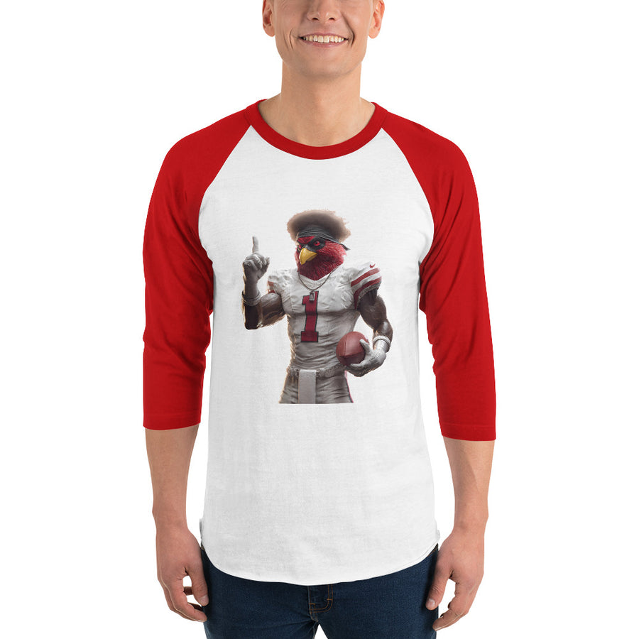 Cardinal 5 Men 3/4 sleeve raglan shirt