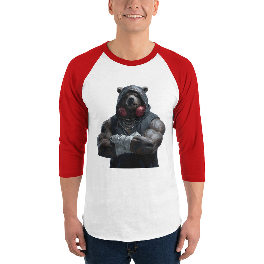 Bears M 13 3/4 sleeve raglan shirt