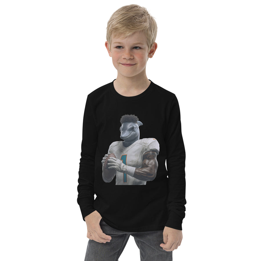 Dolphin 7 K Youth long sleeve tee