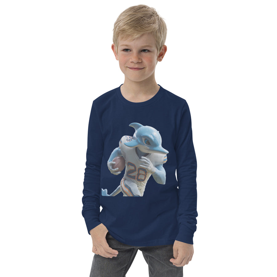 Dolphin 1 K Youth long sleeve tee