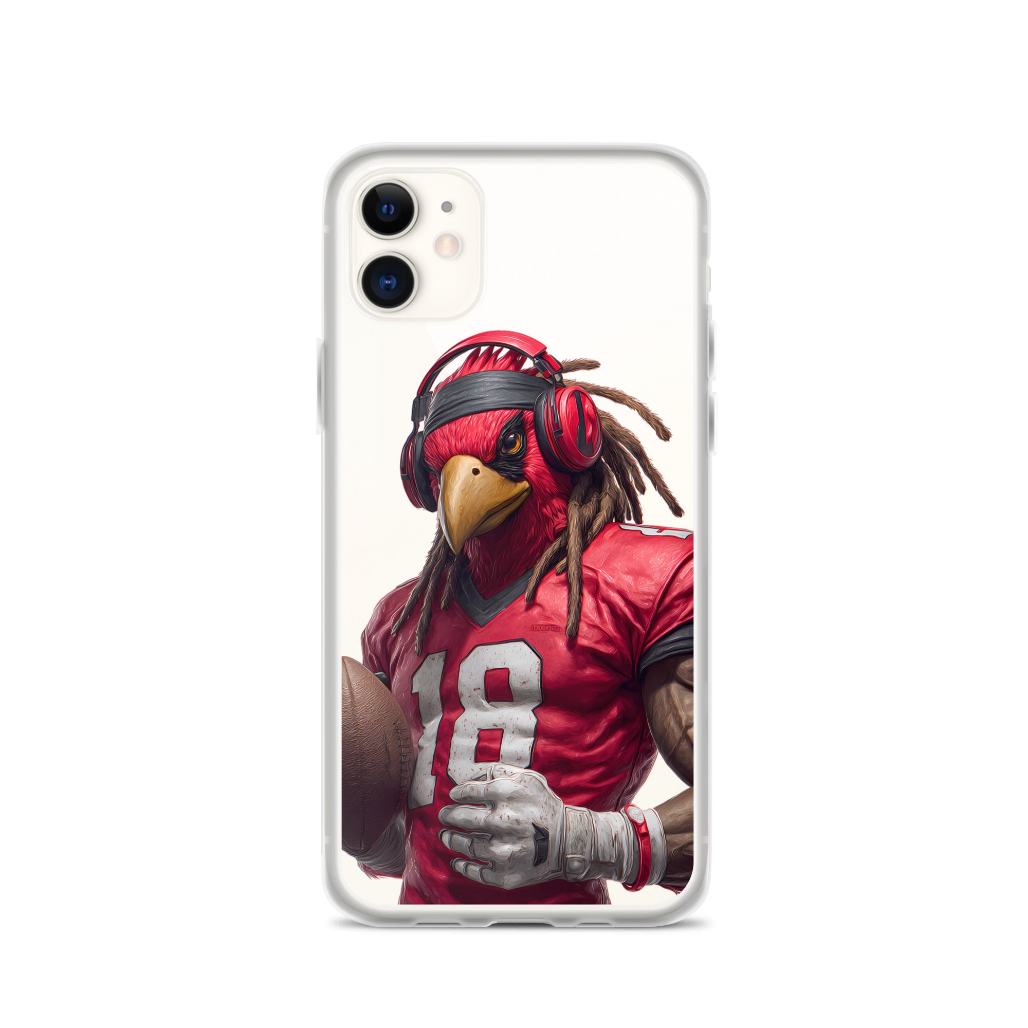Cardinal 4 Clear Case for iPhone® iPhone 11