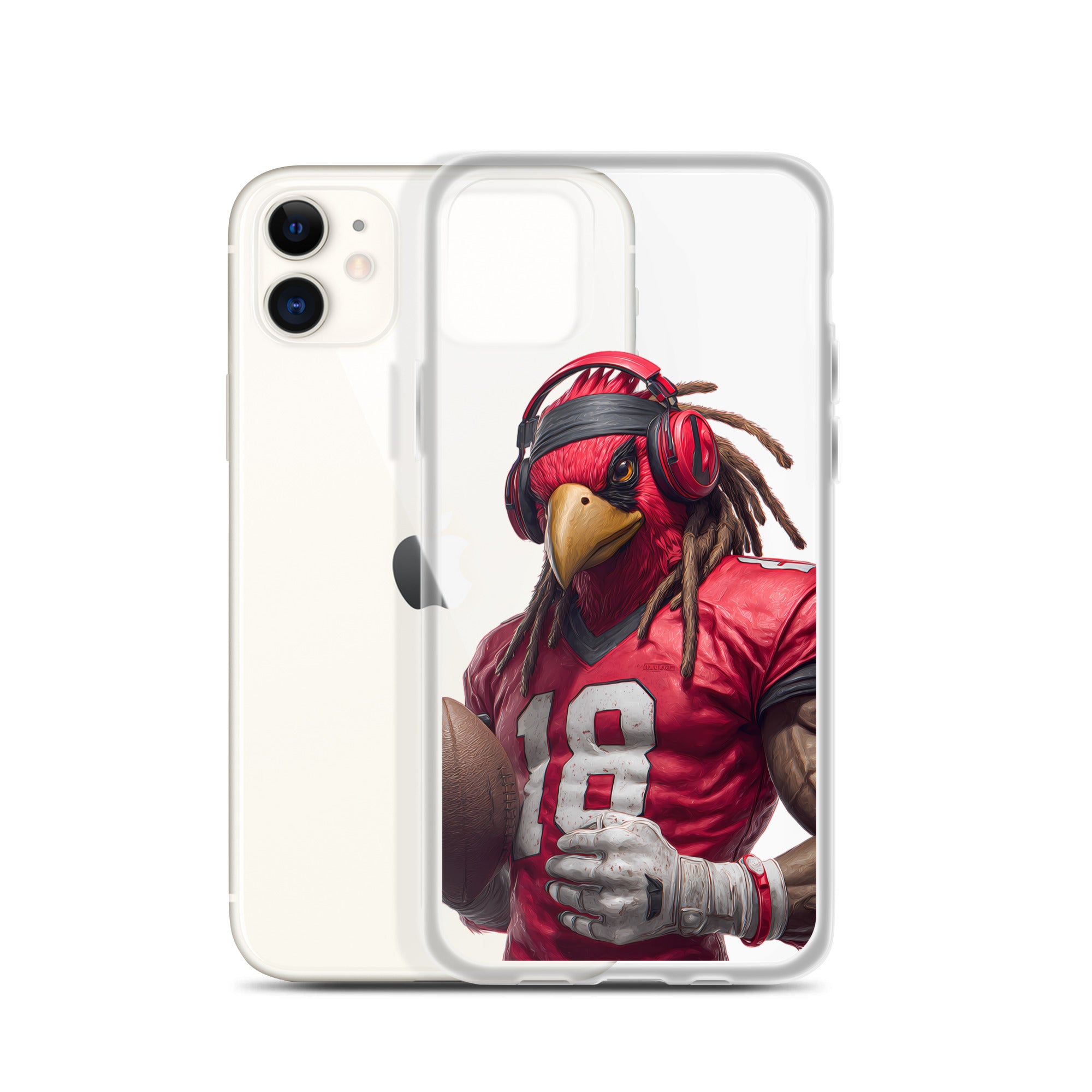 Cardinal 4 Clear Case for iPhone®