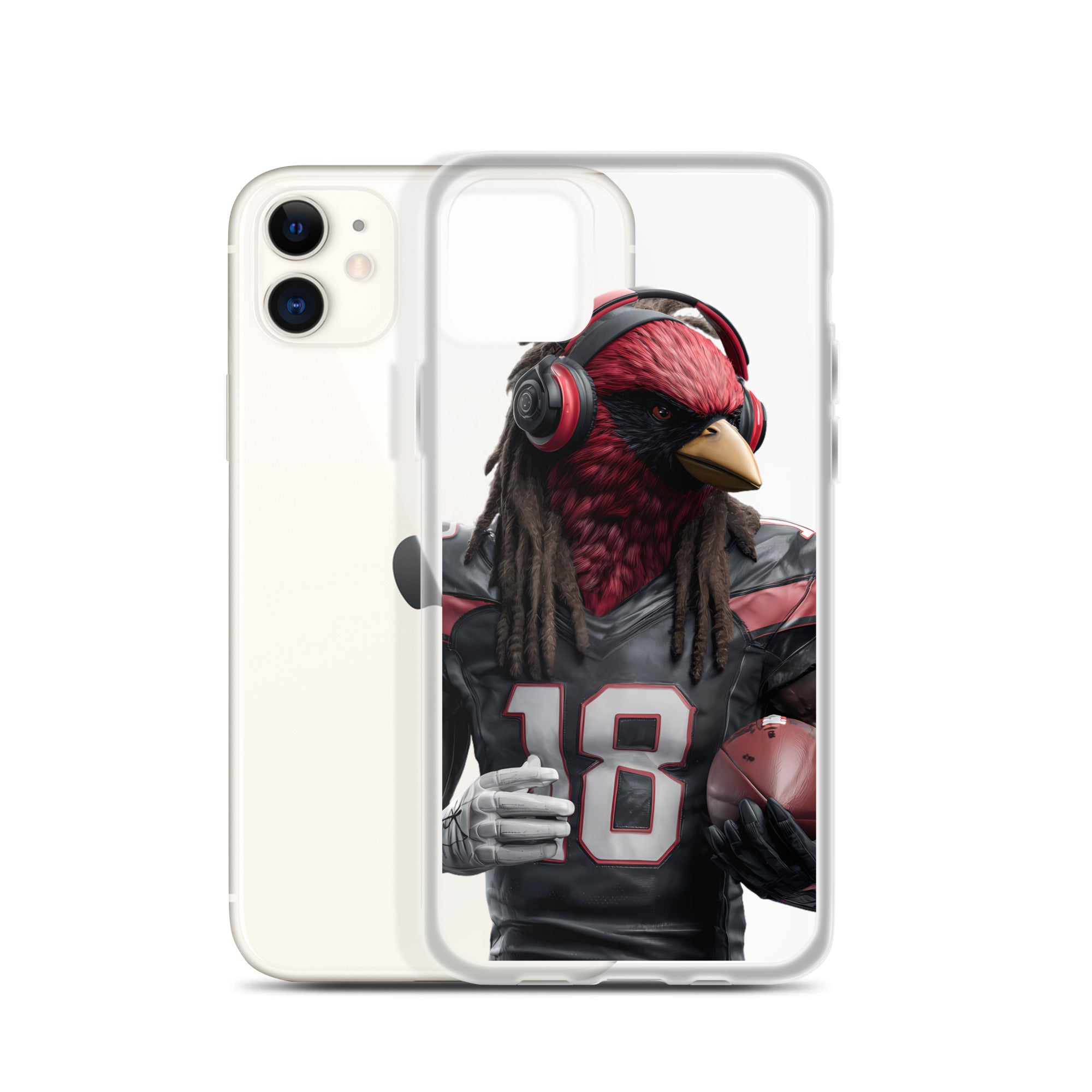 Cardinal 8 Clear Case for iPhone®