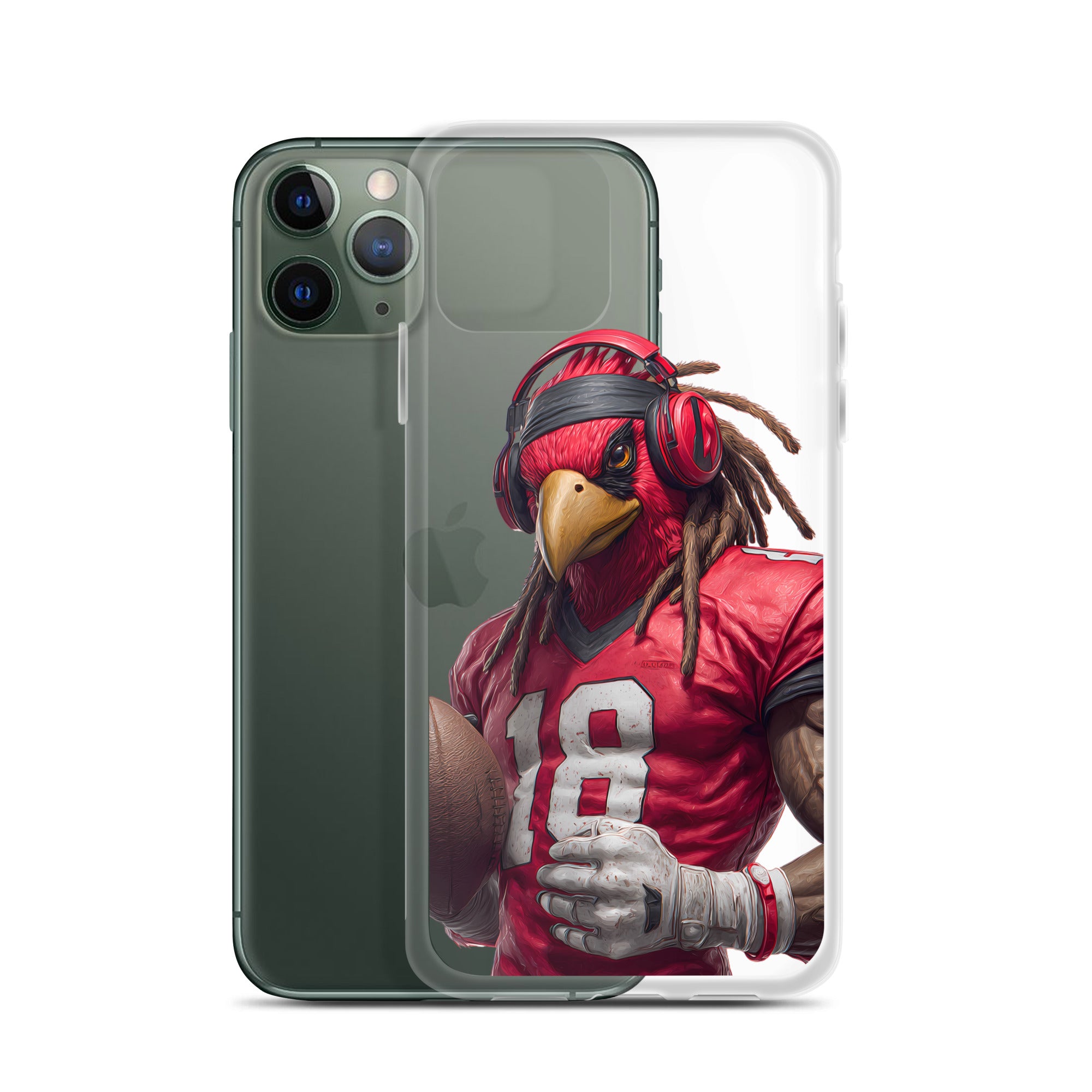 Cardinal 4 Clear Case for iPhone®