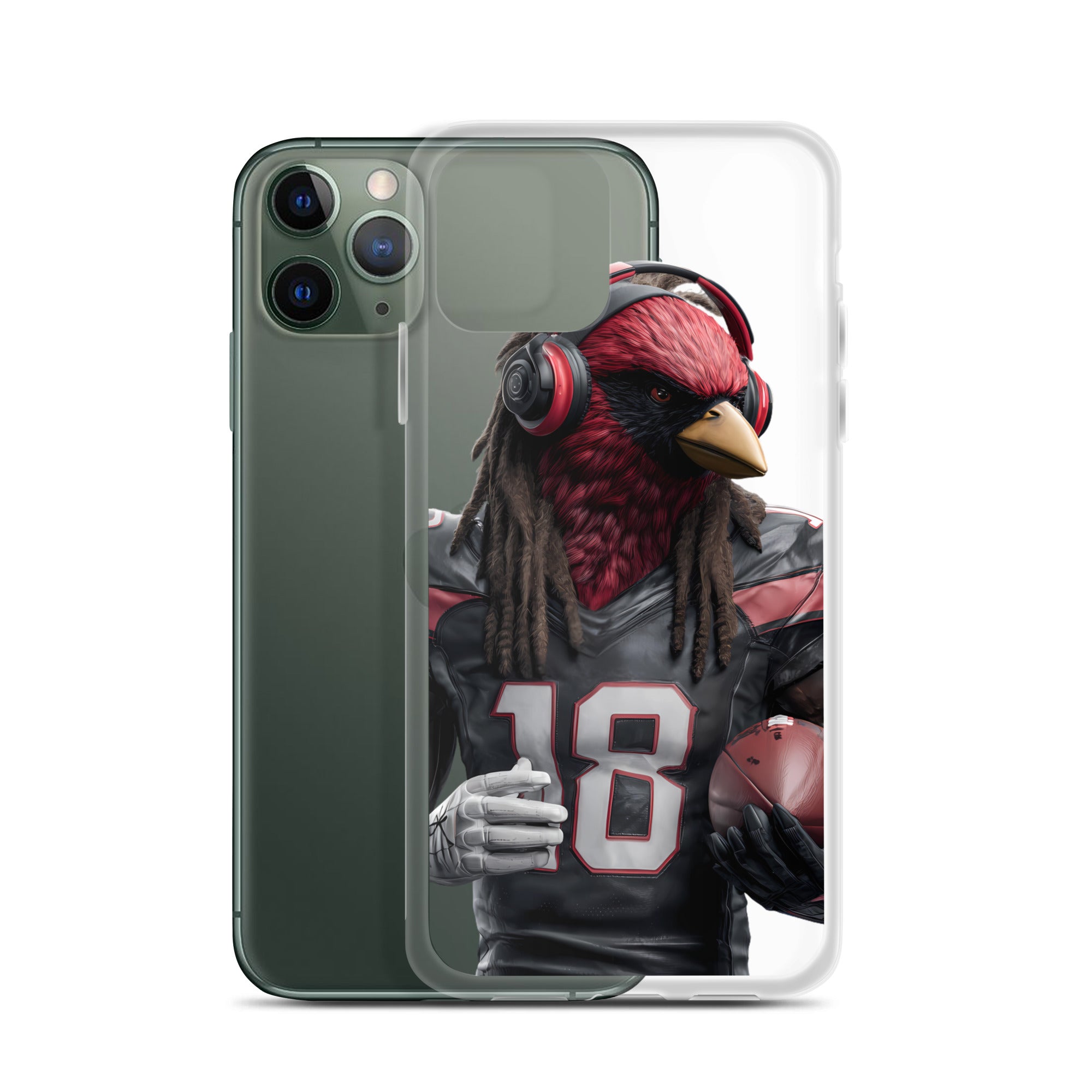 Cardinal 8 Clear Case for iPhone®