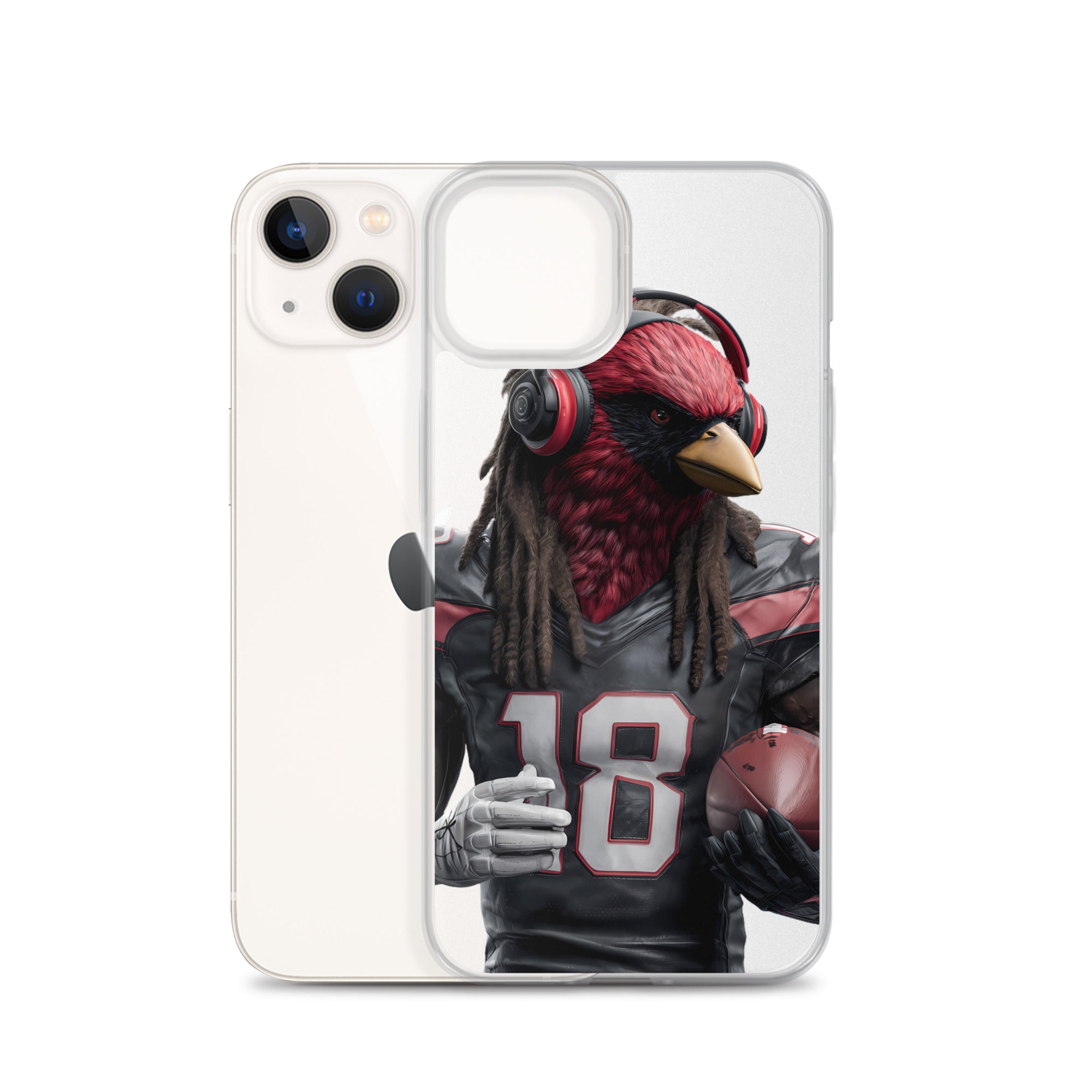 Cardinal 8 Clear Case for iPhone®