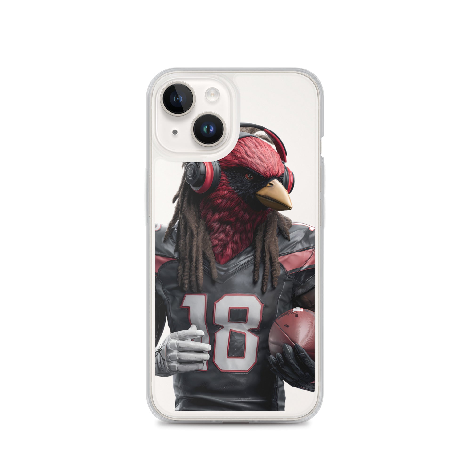 Cardinal 8 Clear Case for iPhone® iPhone 14