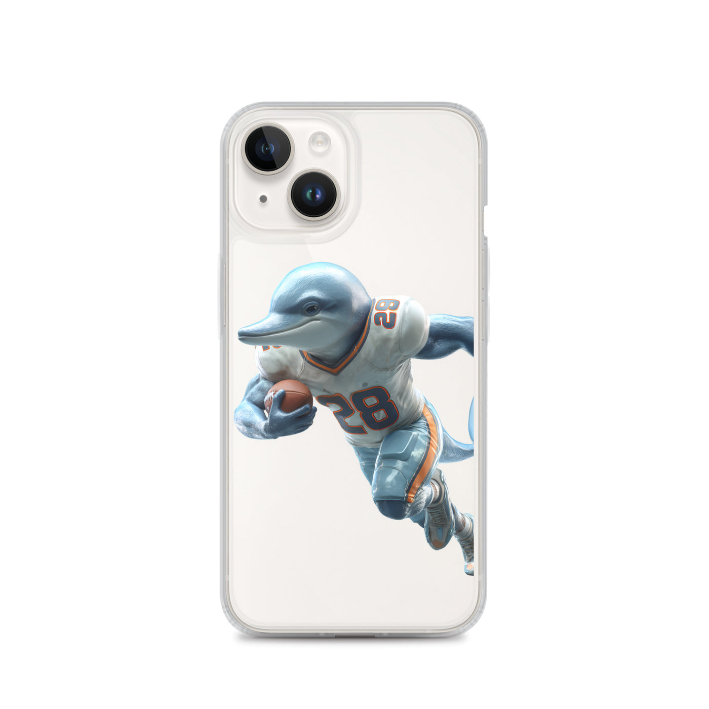 Dolphin 2 Clear Case for iPhone® iPhone 14