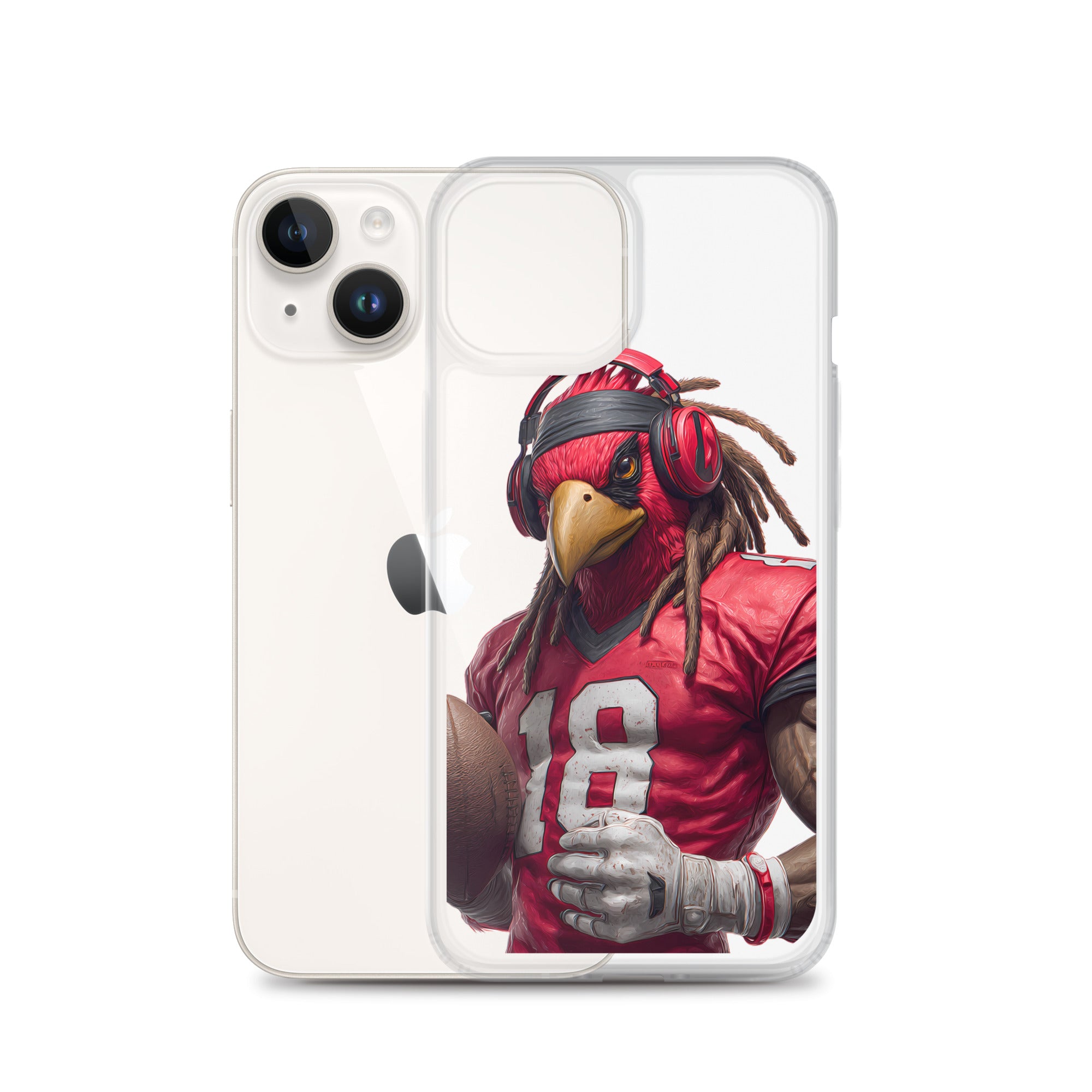 Cardinal 4 Clear Case for iPhone®