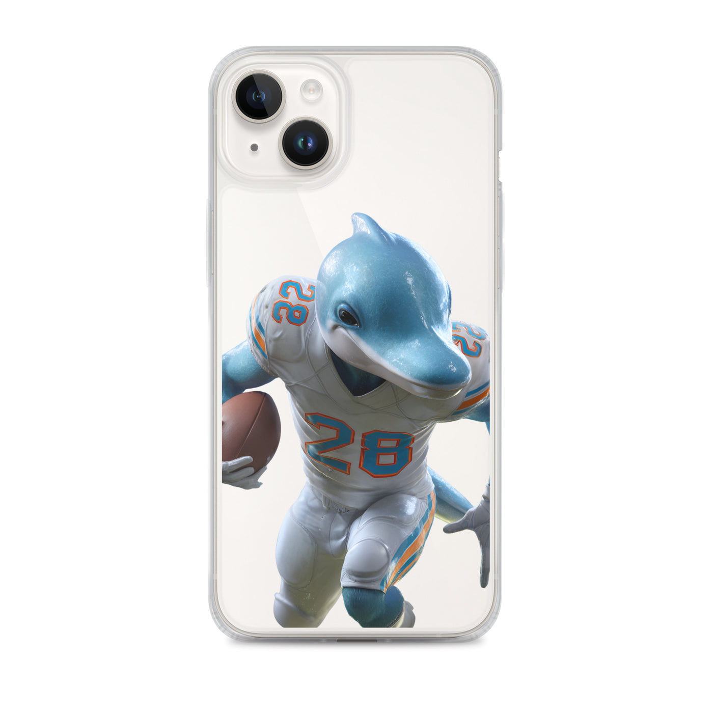 Dolphin 3 Clear Case for iPhone® iPhone 14 Plus