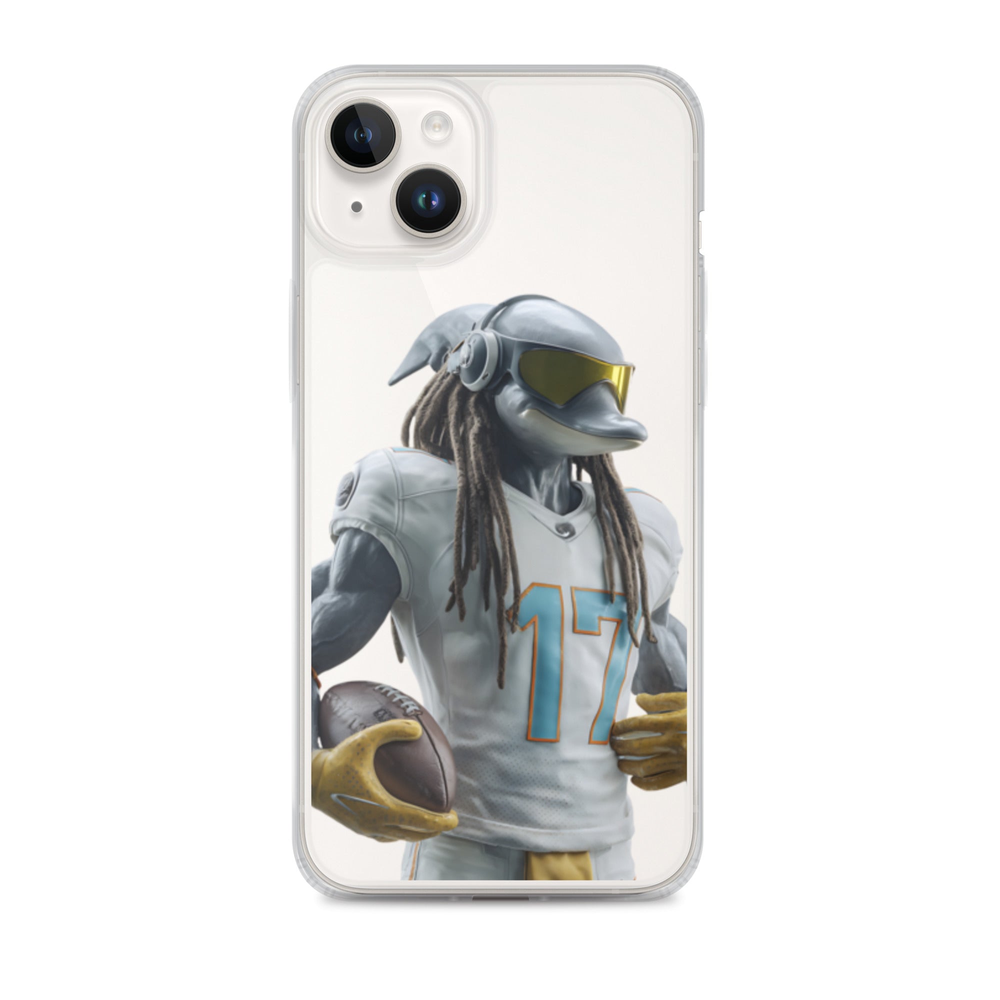 Dolphin 4 Clear Case for iPhone® iPhone 14 Plus