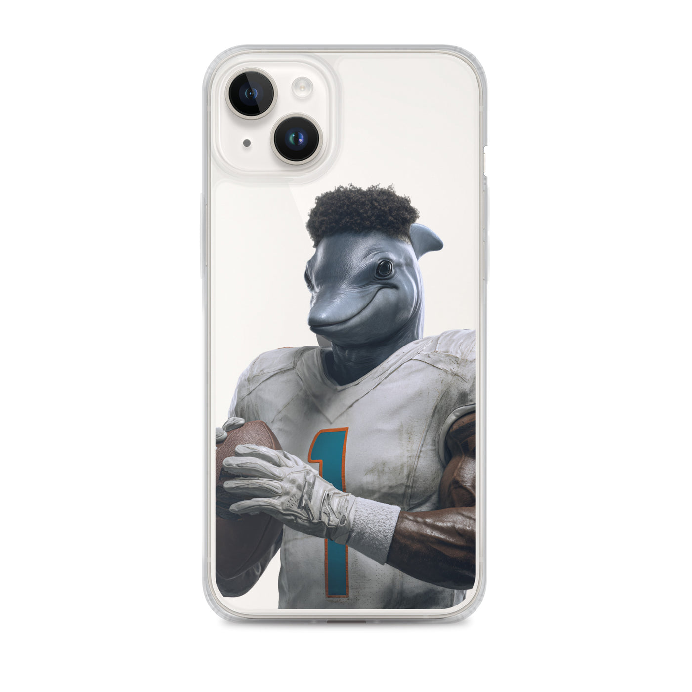 Dolphin 7 Clear Case for iPhone® iPhone 14 Plus