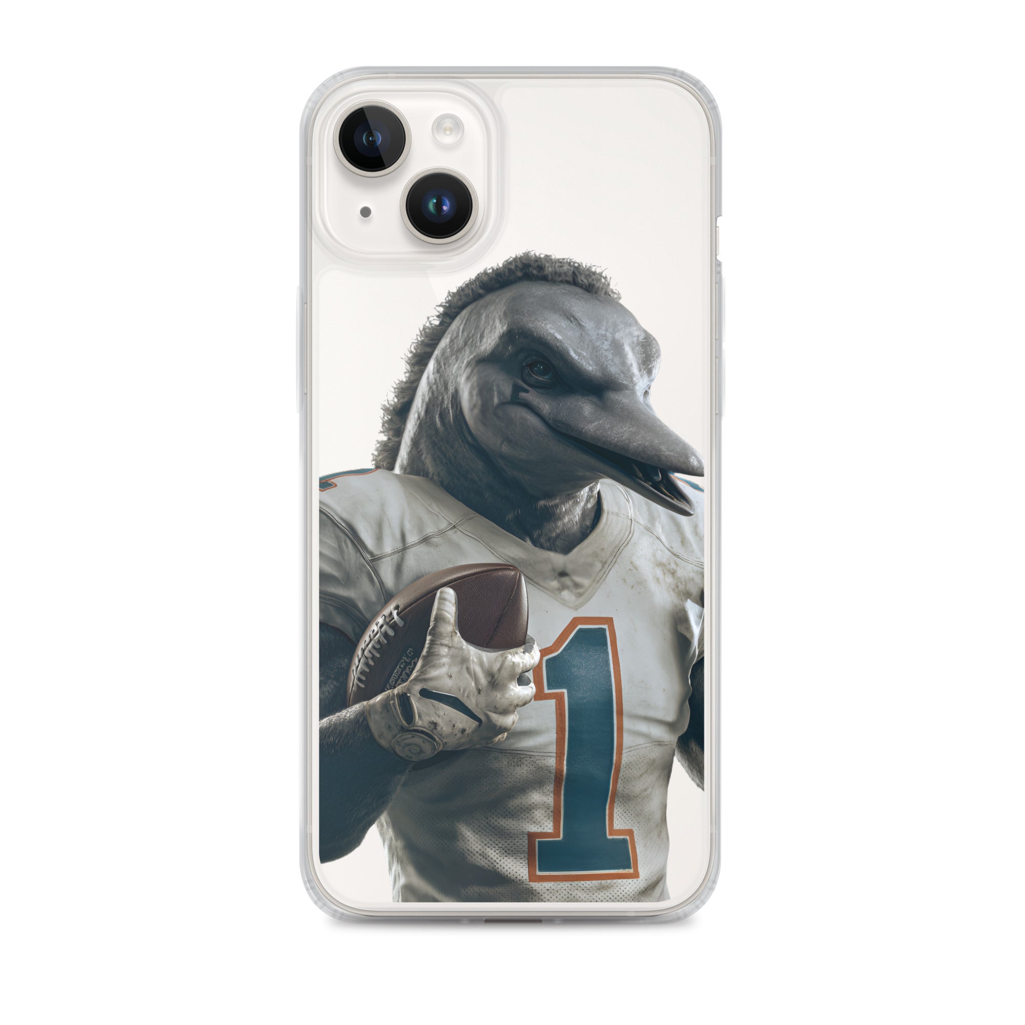 Dolphin 8 Clear Case for iPhone® iPhone 14 Plus