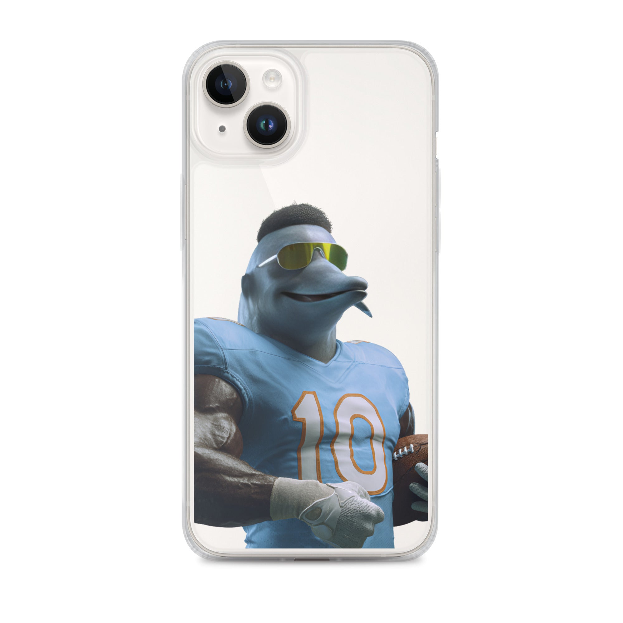 Dolphin 9 Clear Case for iPhone® iPhone 14 Plus