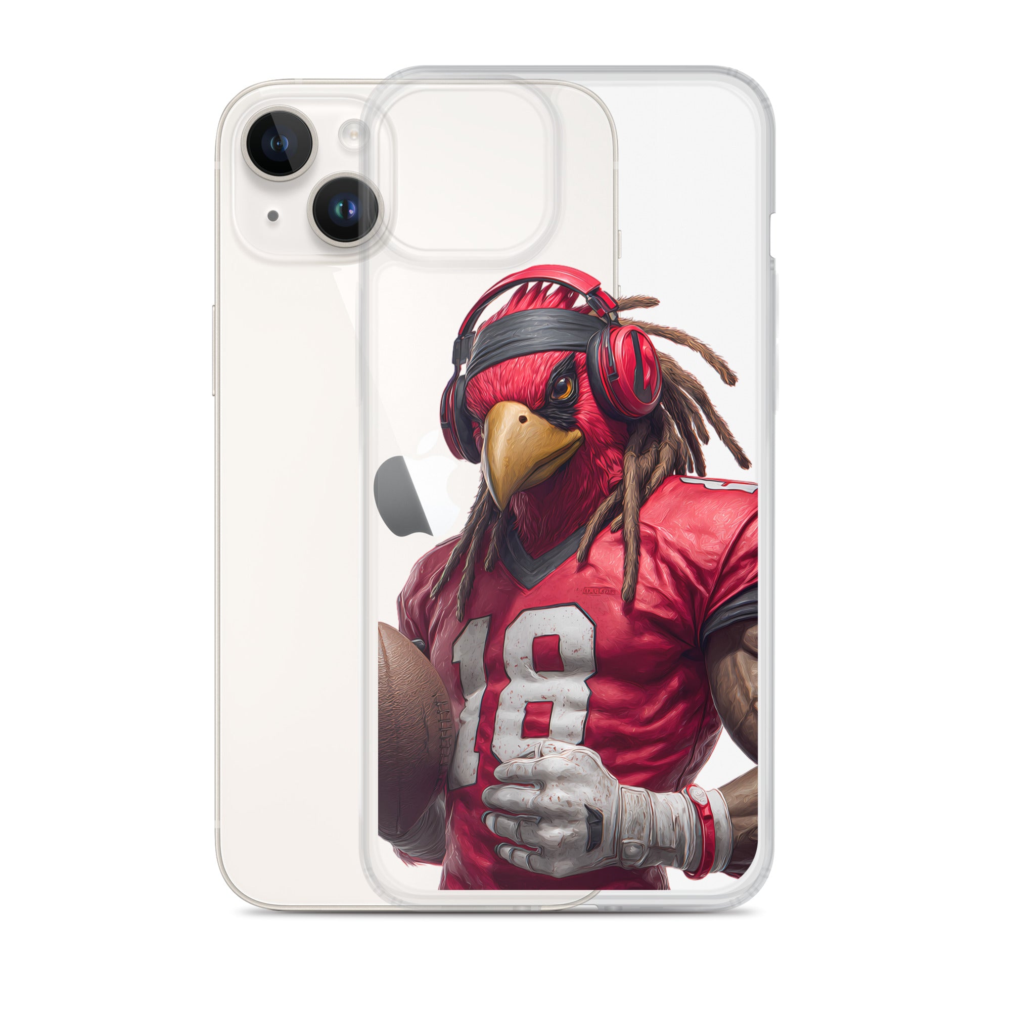 Cardinal 4 Clear Case for iPhone®