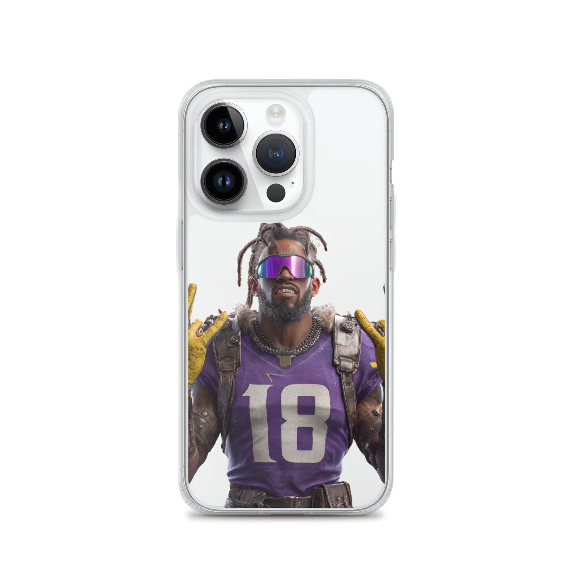 Viking 4 Clear Case for iPhone® iPhone 14 Pro