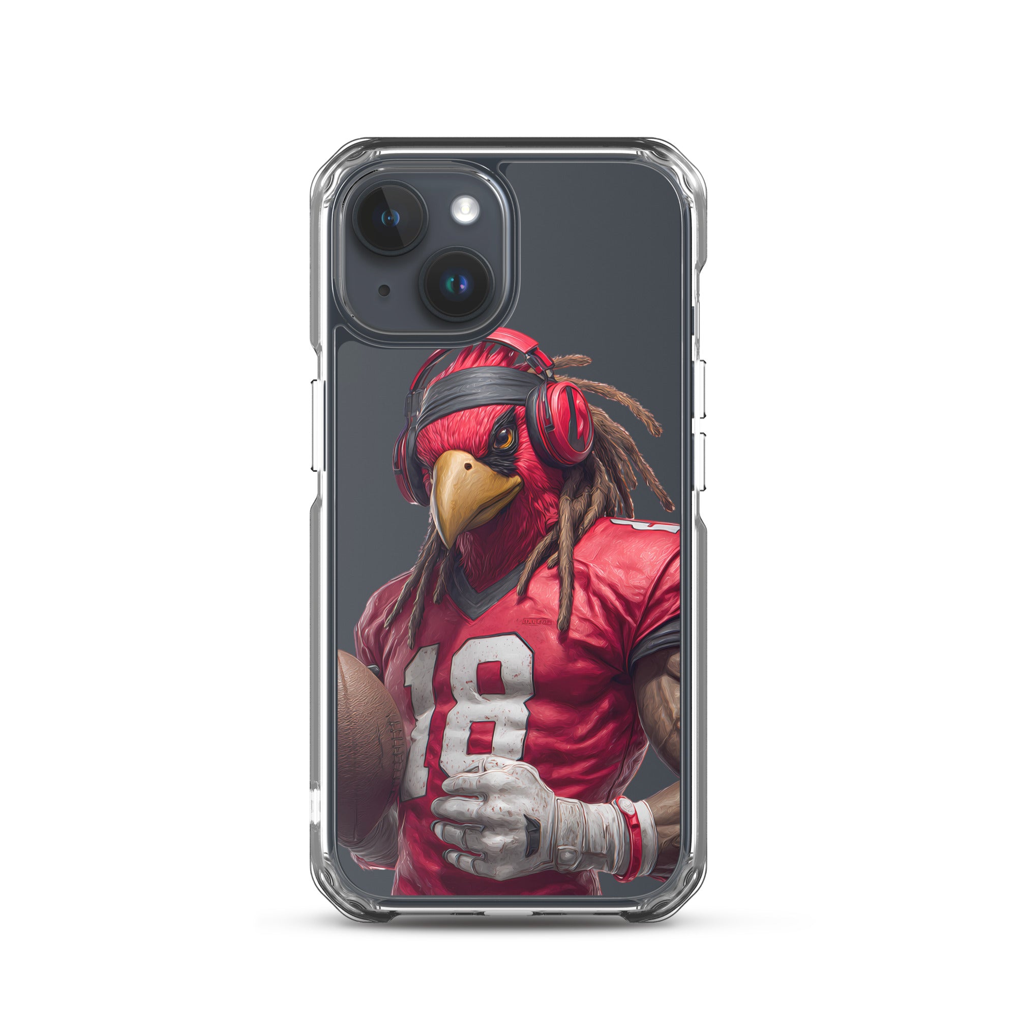 Cardinal 4 Clear Case for iPhone® iPhone 15