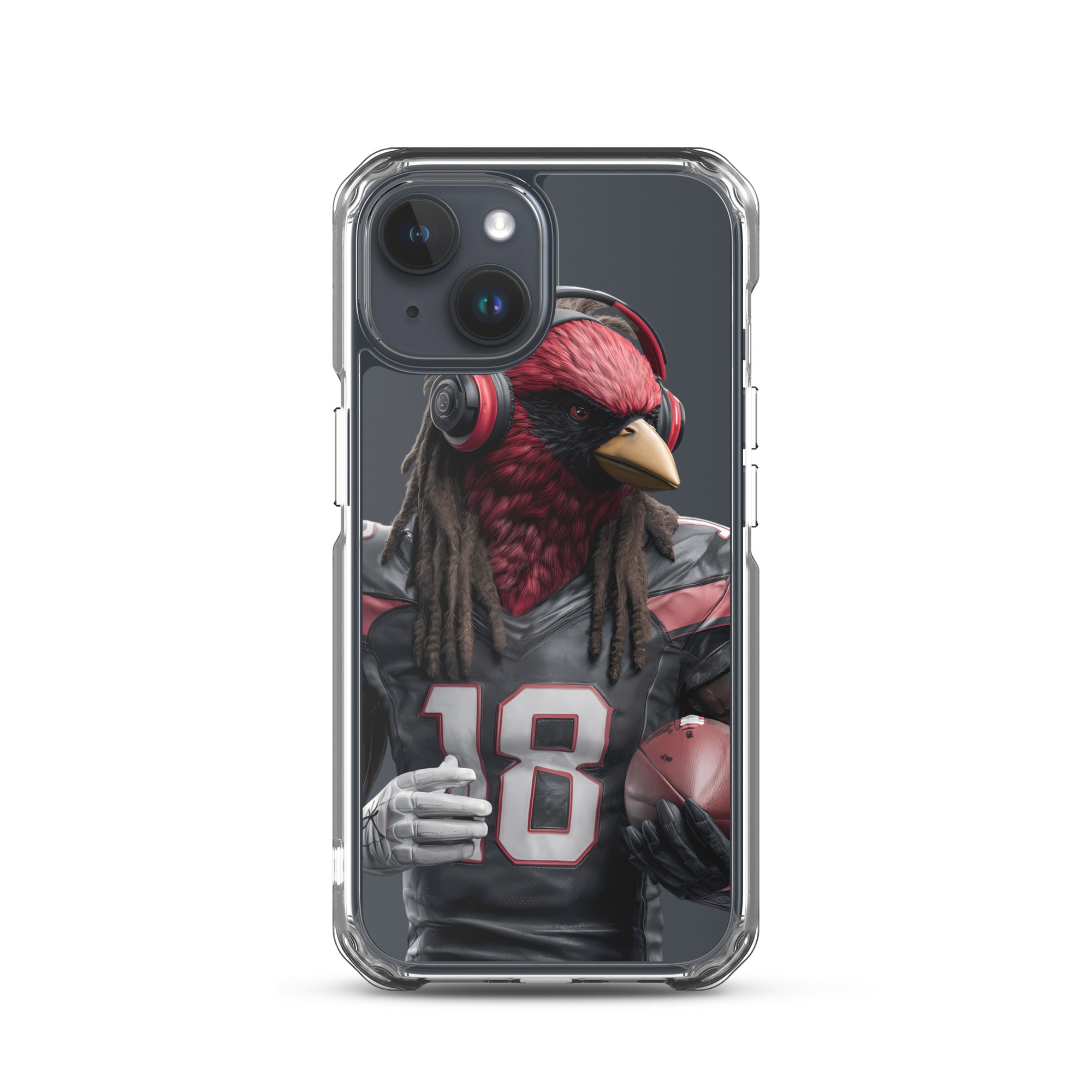 Cardinal 8 Clear Case for iPhone® iPhone 15