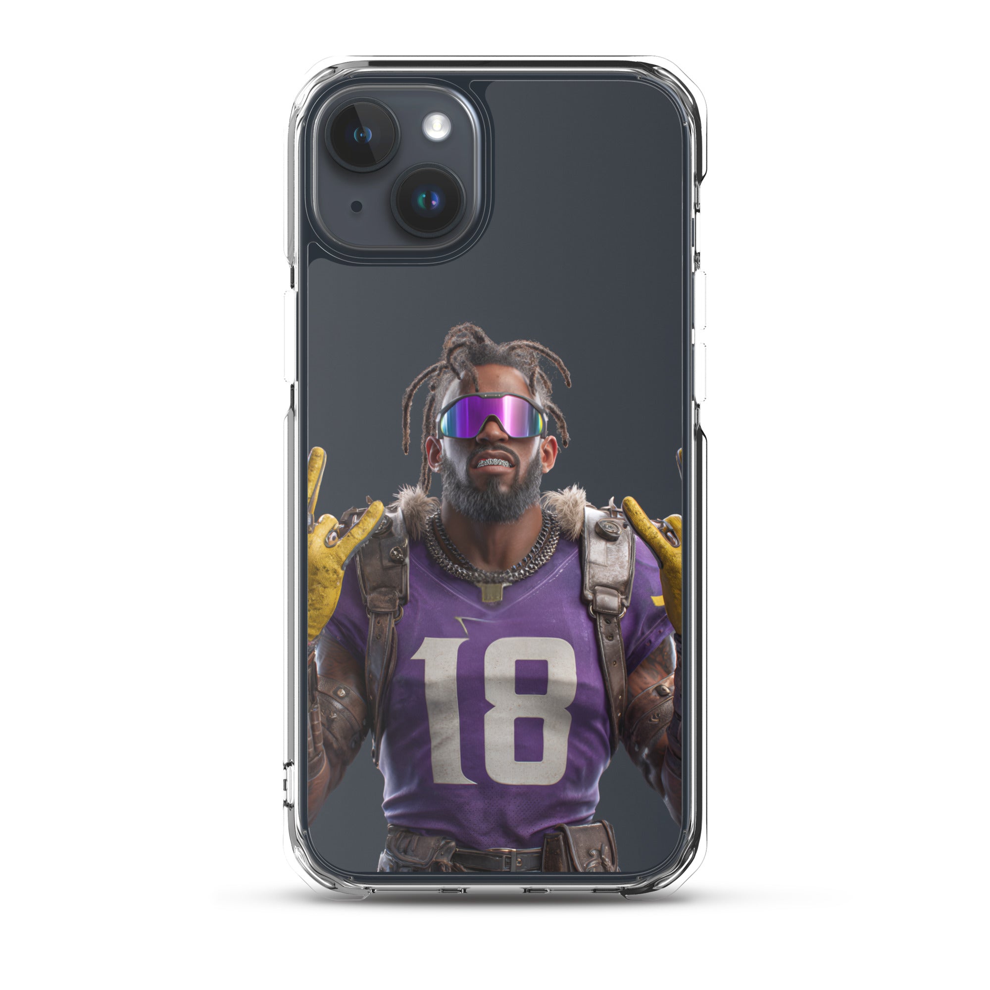 Viking 4 Clear Case for iPhone® iPhone 15 Plus