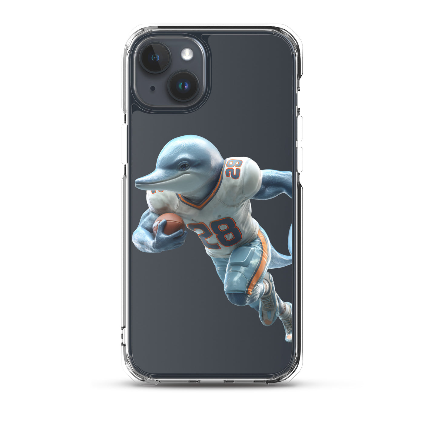 Dolphin 2 Clear Case for iPhone® iPhone 15 Plus