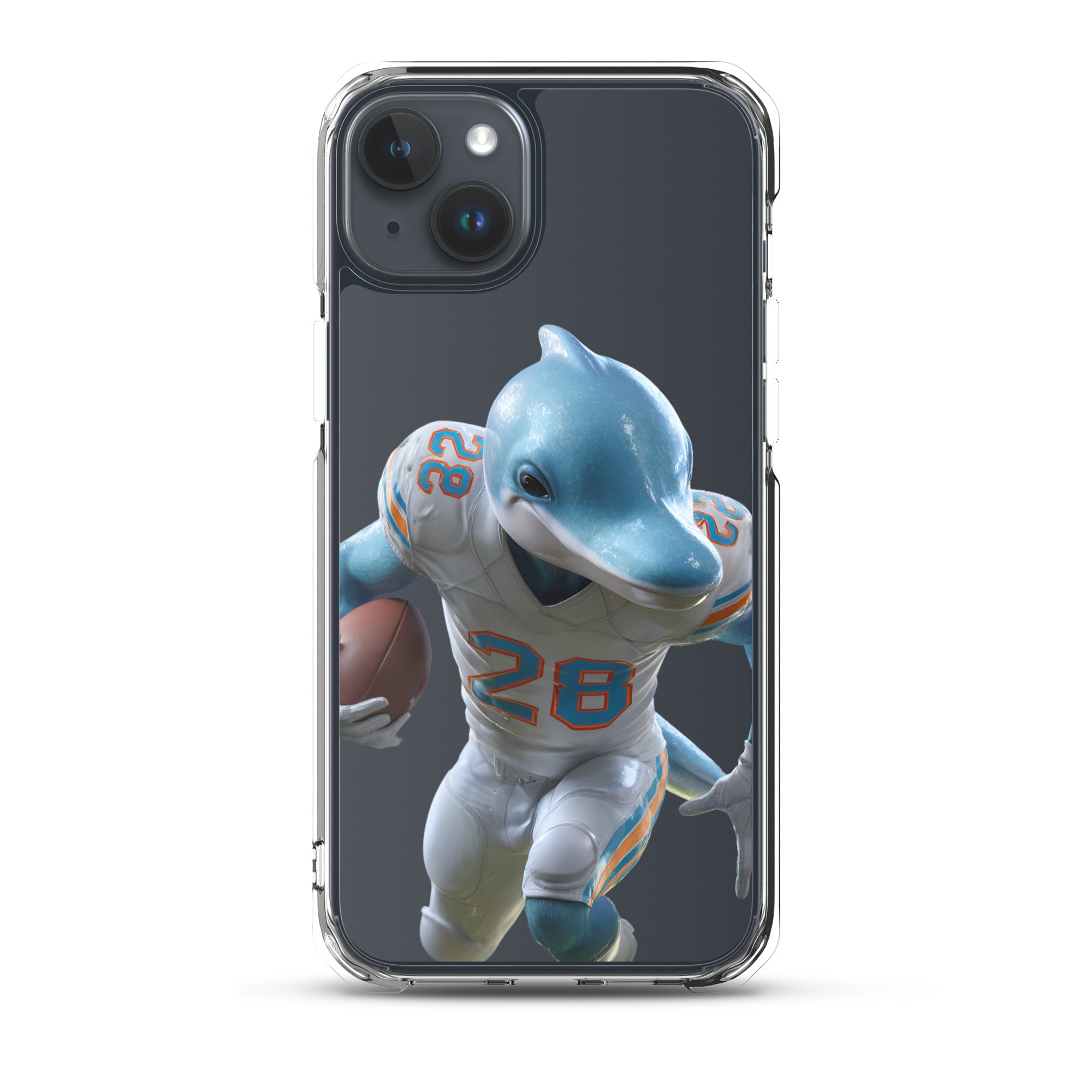 Dolphin 3 Clear Case for iPhone® iPhone 15 Plus