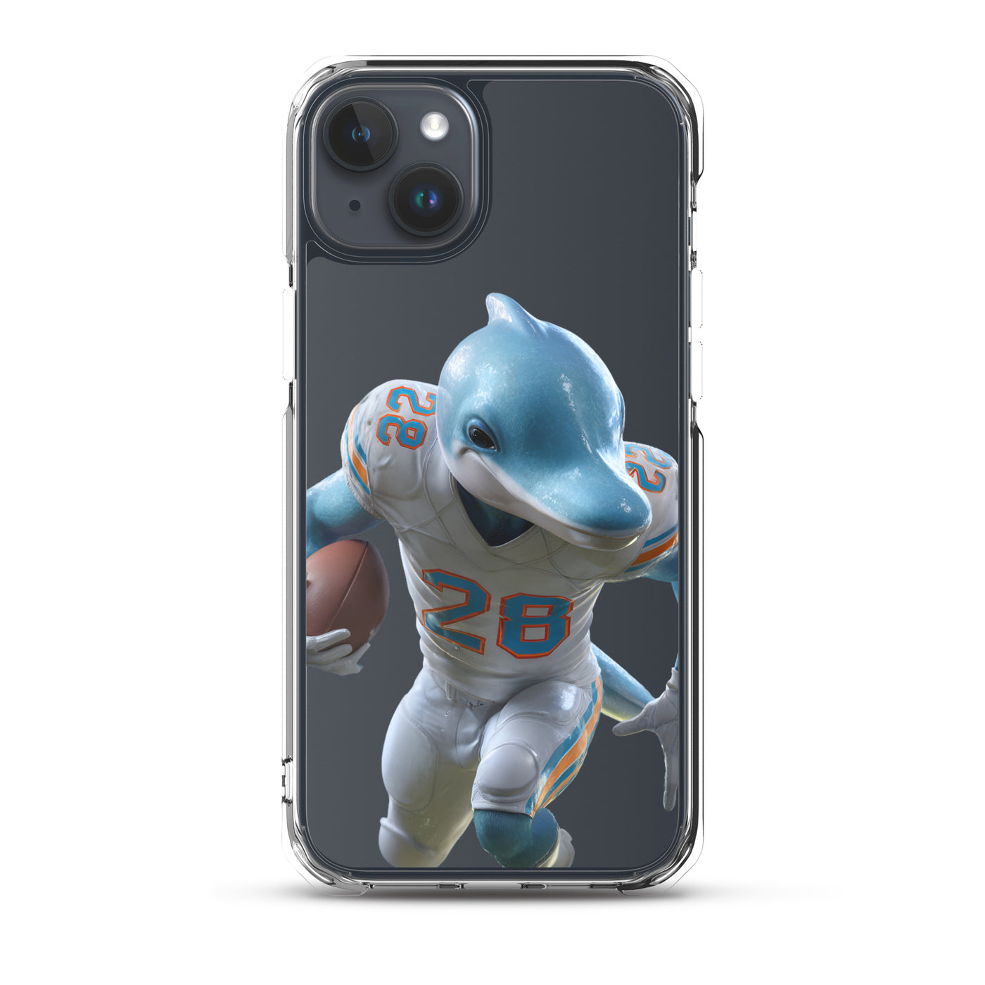 Dolphin 3 Clear Case for iPhone® iPhone 15 Plus