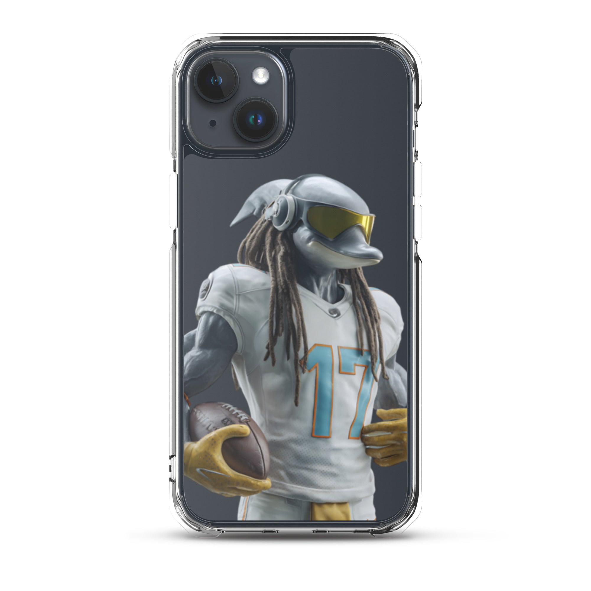 Dolphin 4 Clear Case for iPhone® iPhone 15 Plus