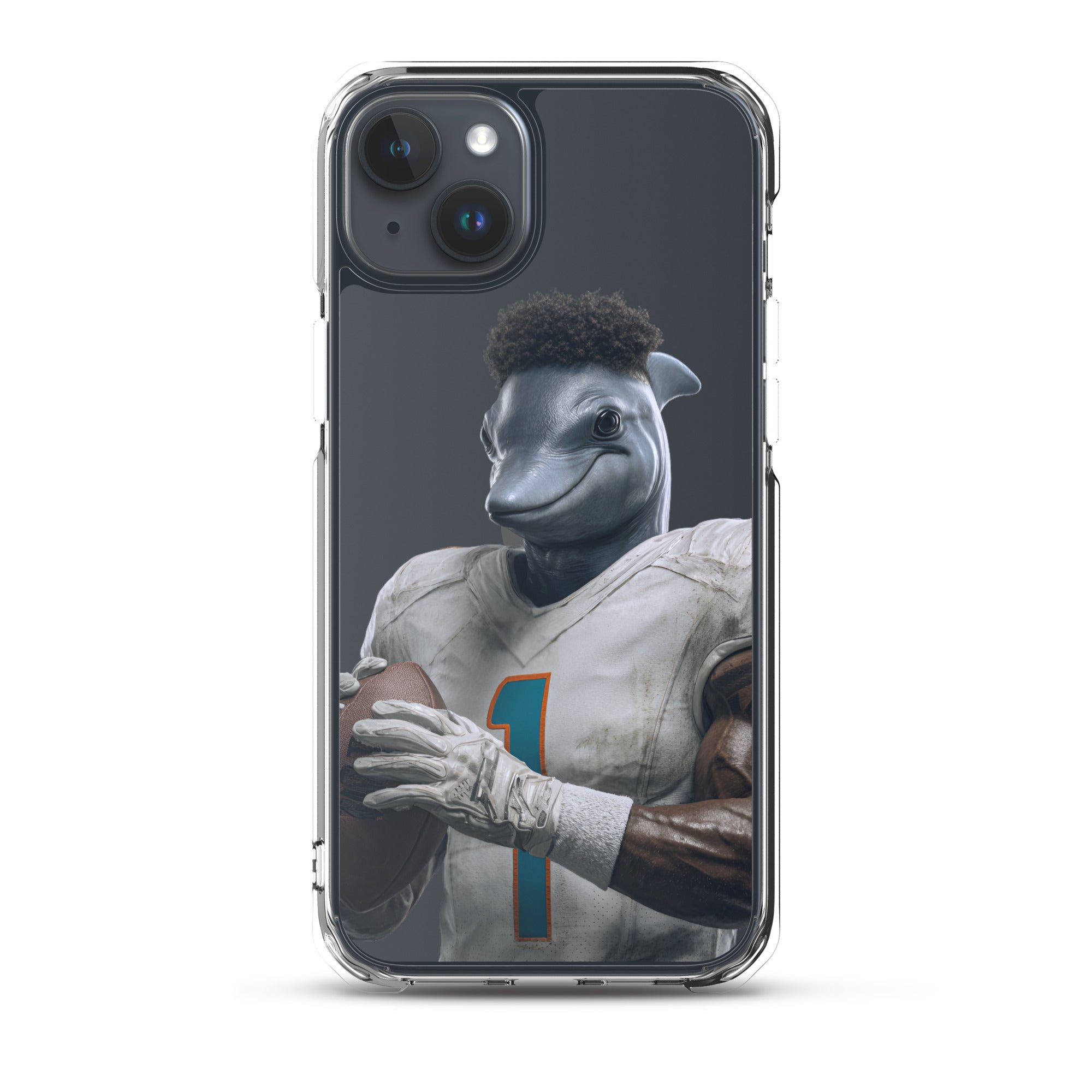 Dolphin 7 Clear Case for iPhone® iPhone 15 Plus