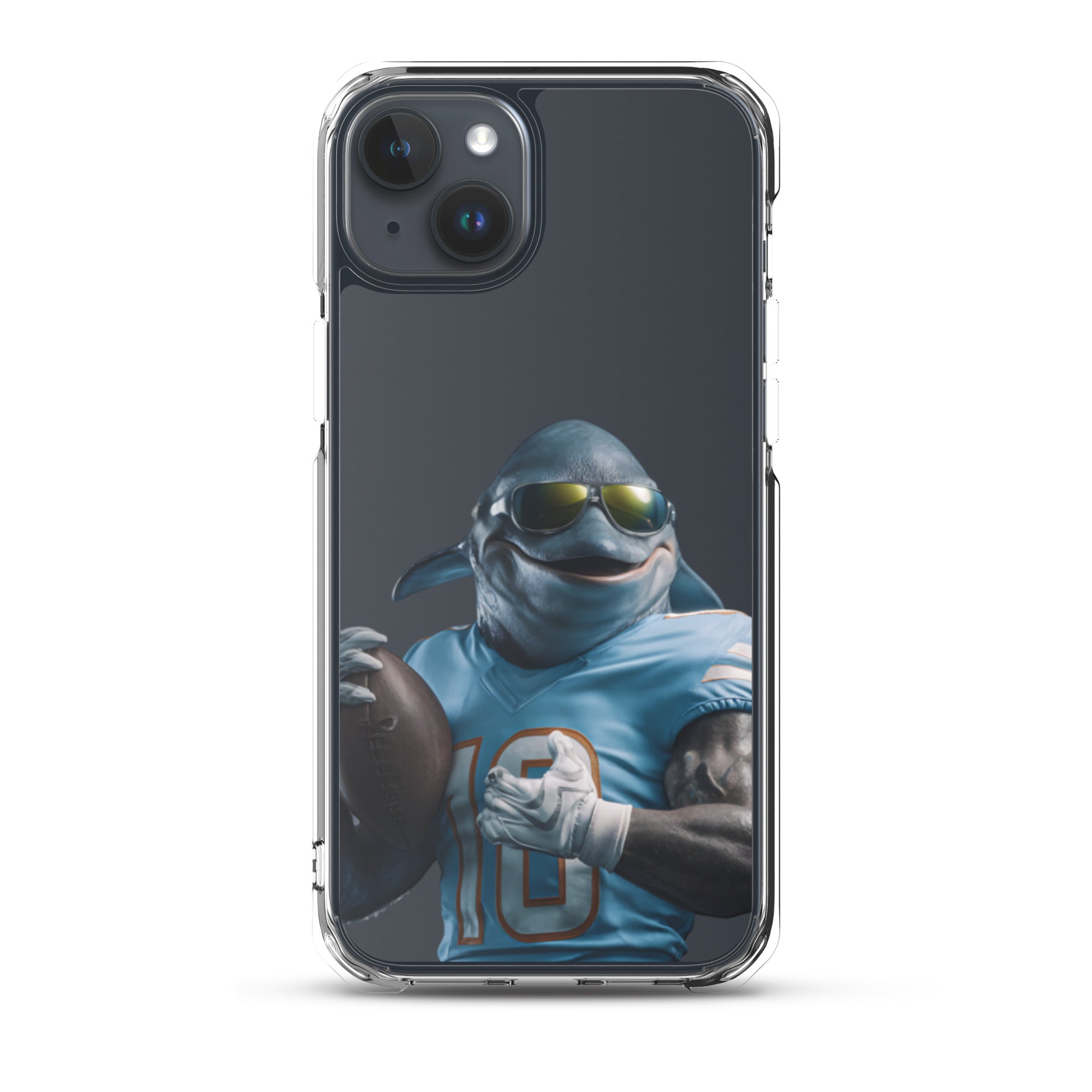 Dolphin 10 Clear Case for iPhone® iPhone 15 Plus