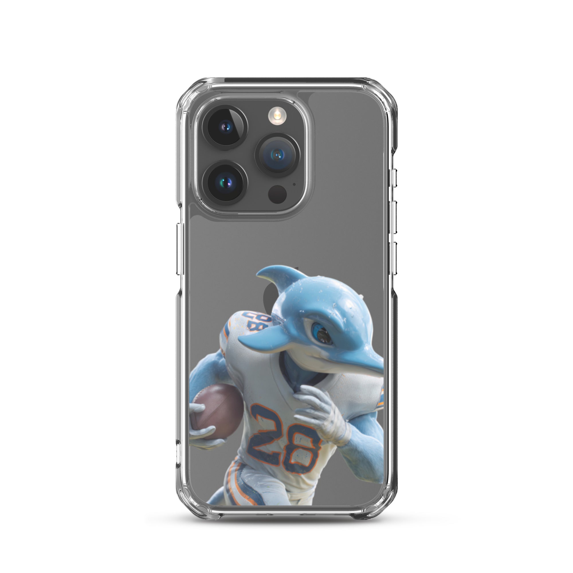 Dolphin 1 Clear Case for iPhone® iPhone 15 Pro