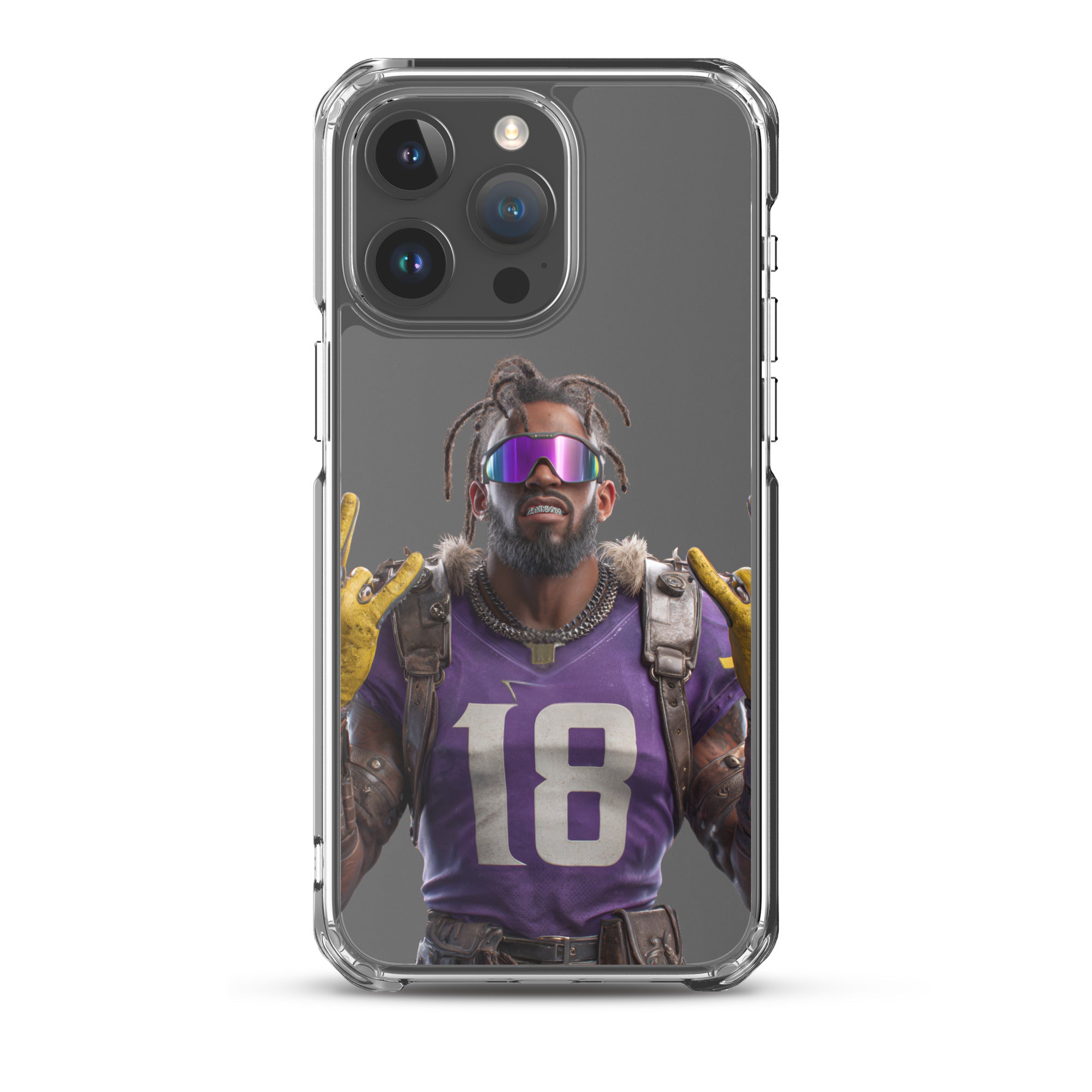 Viking 4 Clear Case for iPhone® iPhone 15 Pro Max