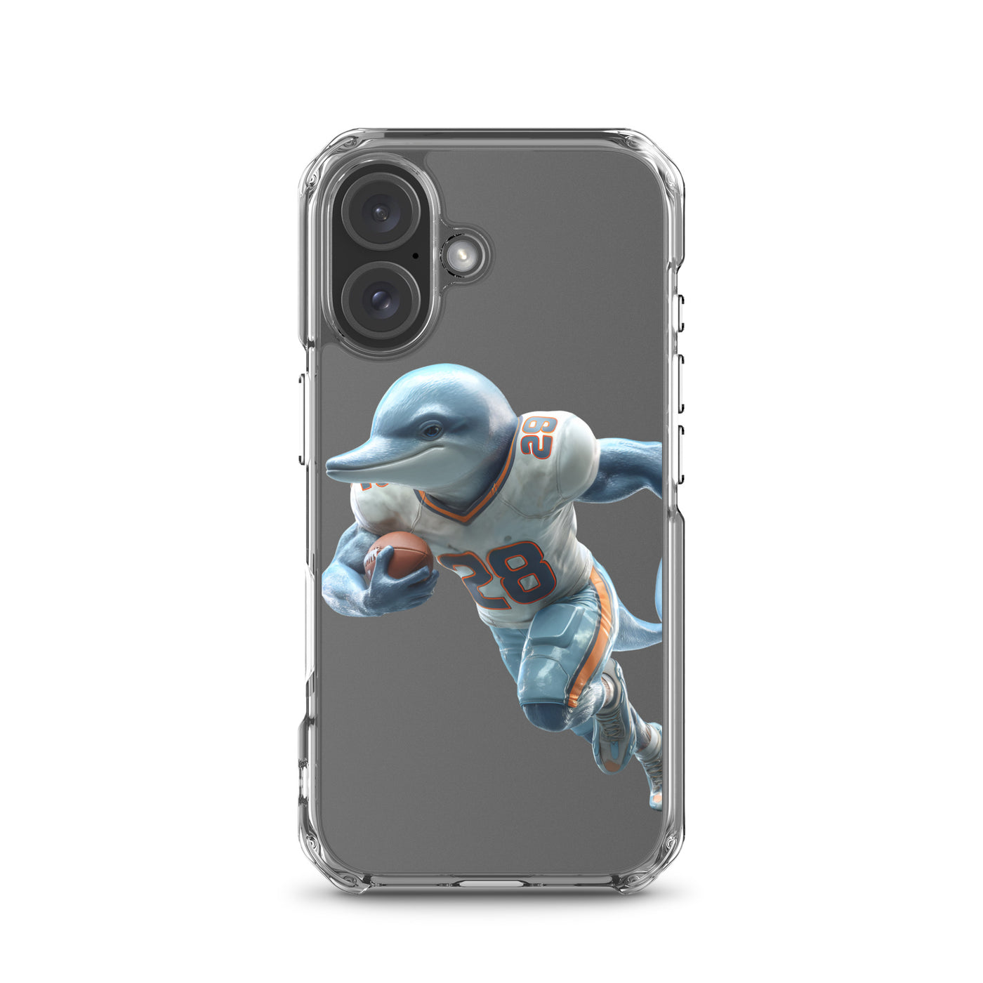 Dolphin 2 Clear Case for iPhone® iPhone 16