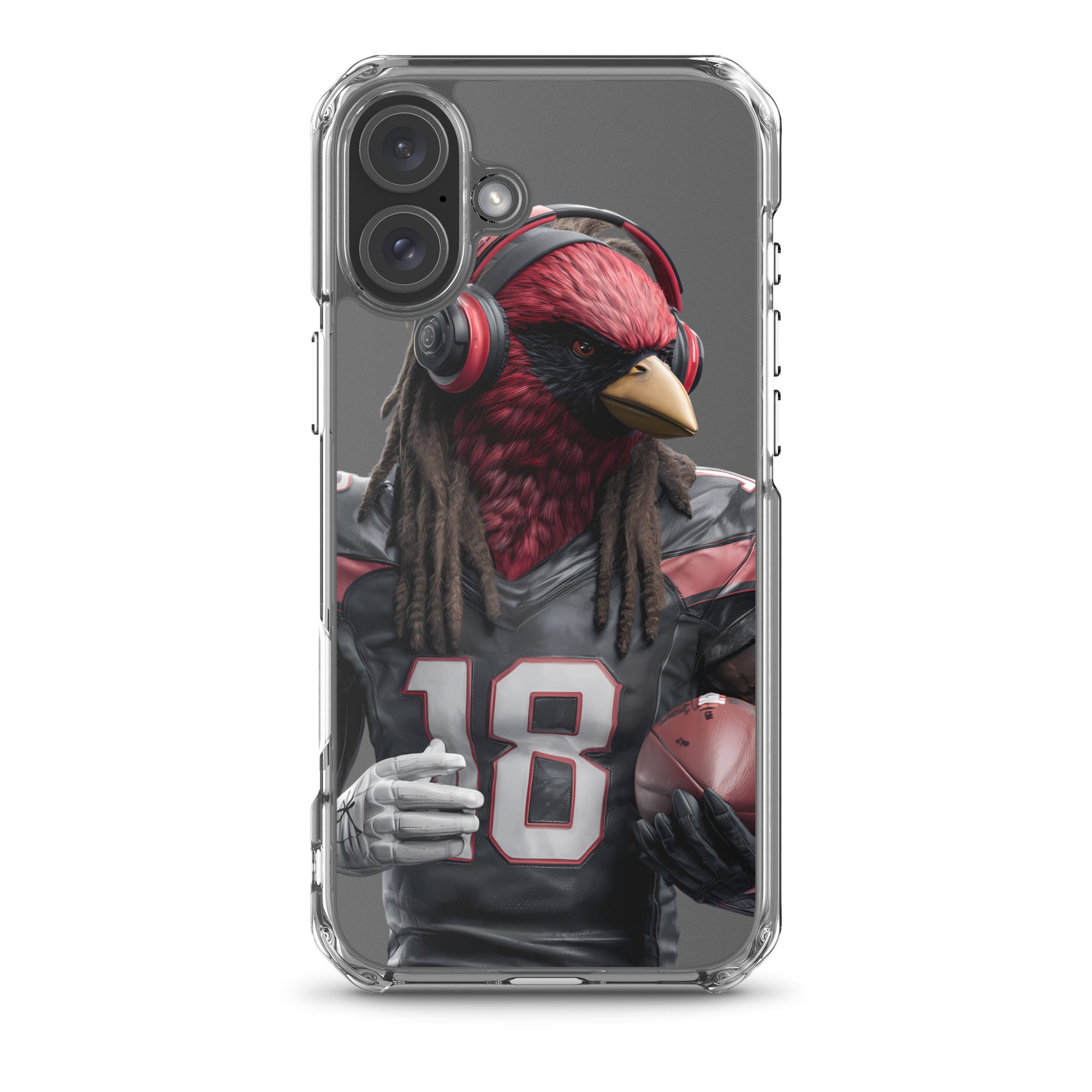 Cardinal 8 Clear Case for iPhone® iPhone 16 Plus