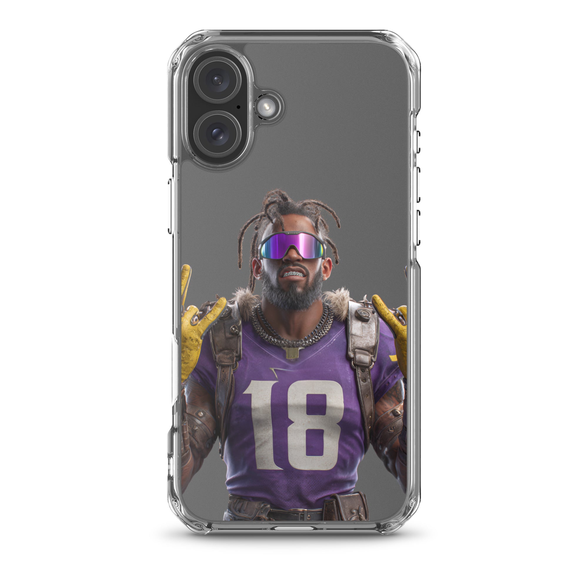 Viking 4 Clear Case for iPhone® iPhone 16 Plus