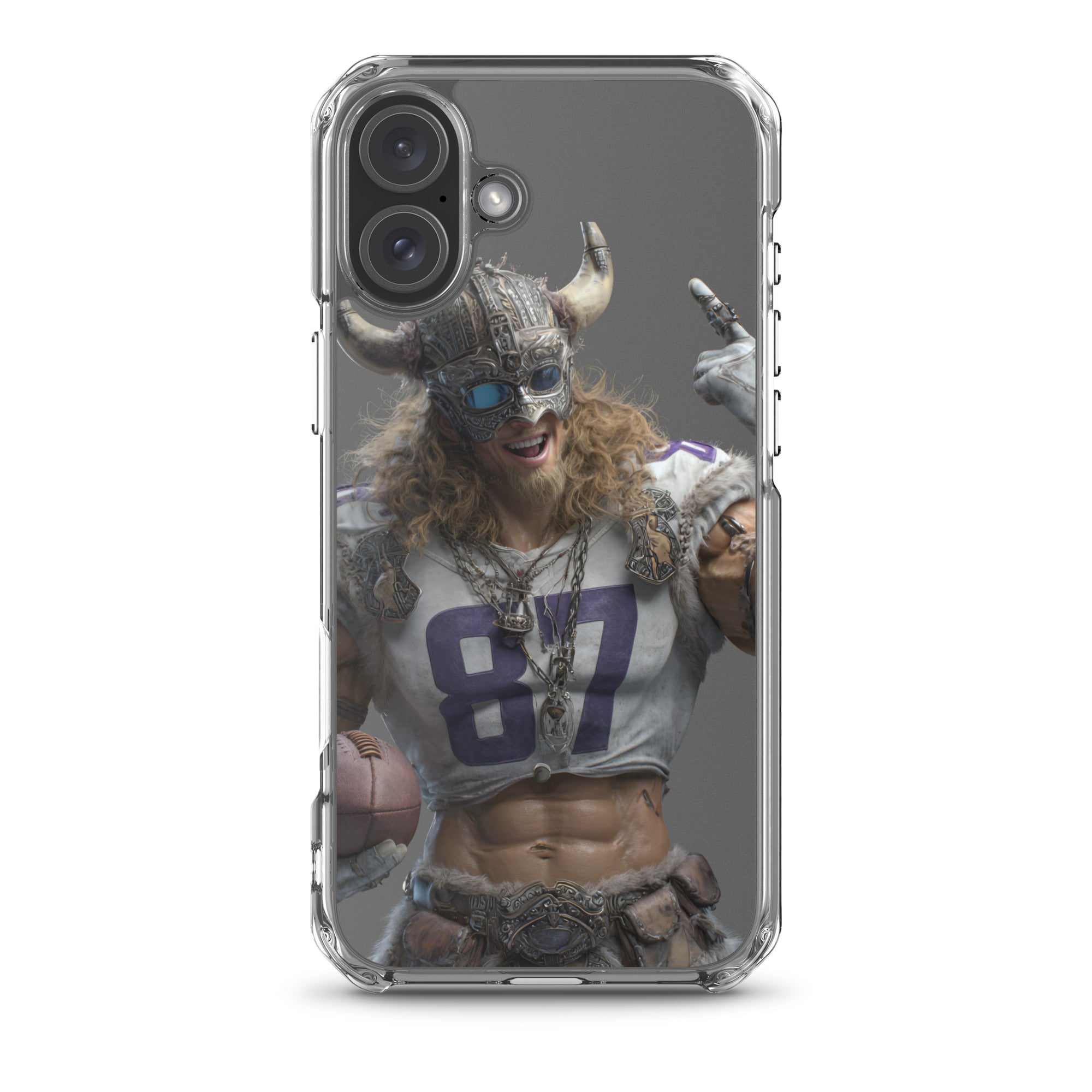 Viking 10 Clear Case for iPhone® iPhone 16 Plus