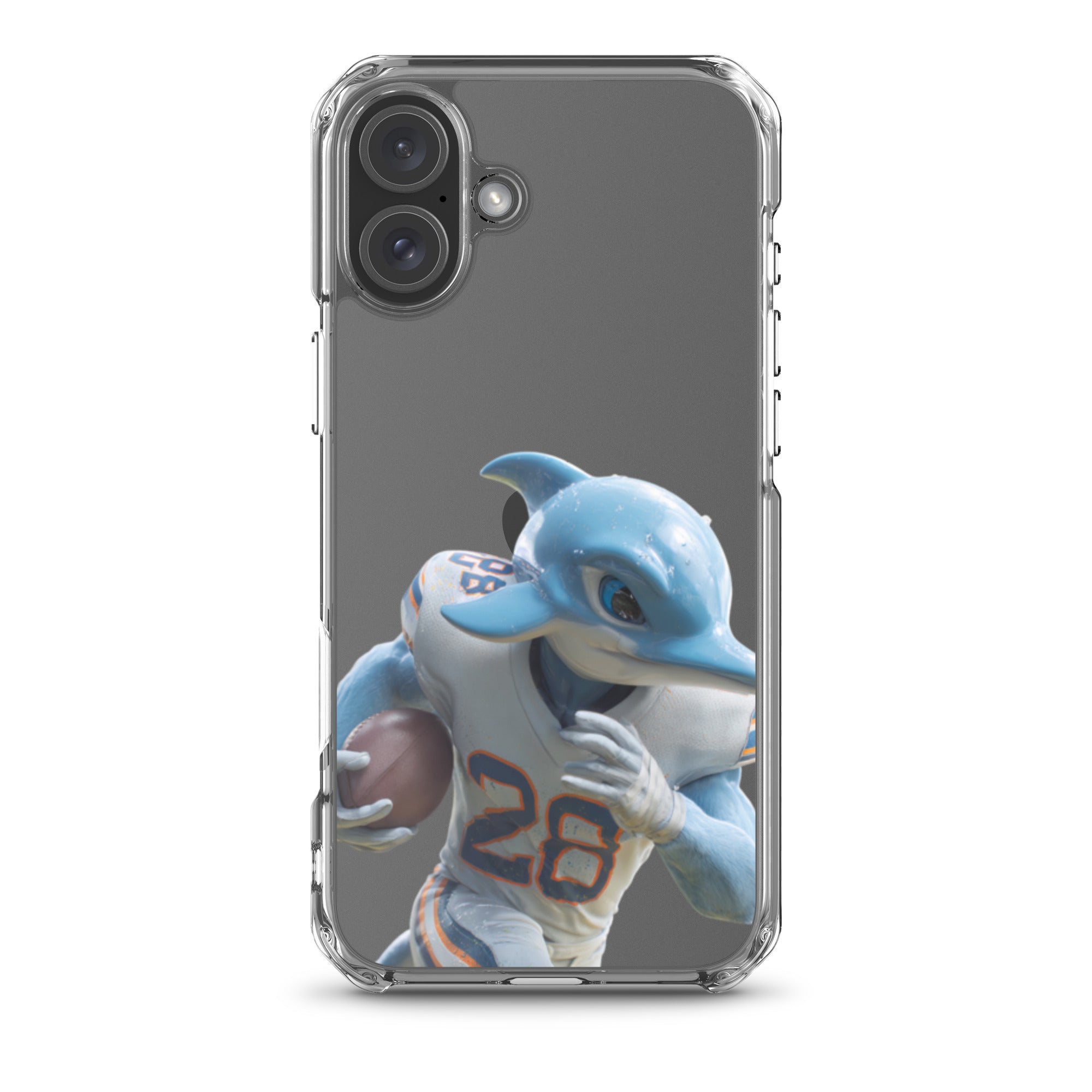 Dolphin 1 Clear Case for iPhone® iPhone 16 Plus