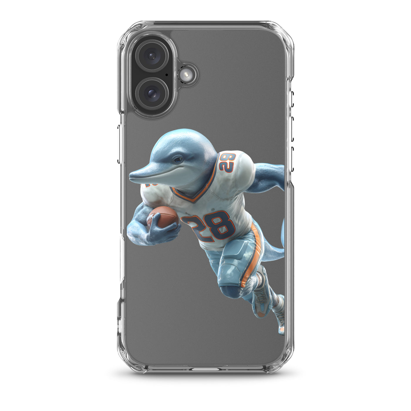 Dolphin 2 Clear Case for iPhone® iPhone 16 Plus