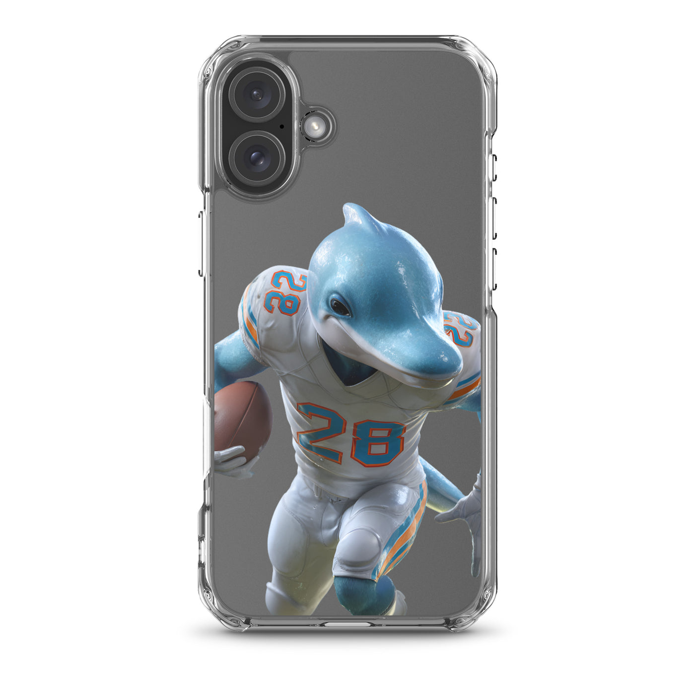 Dolphin 3 Clear Case for iPhone® iPhone 16 Plus