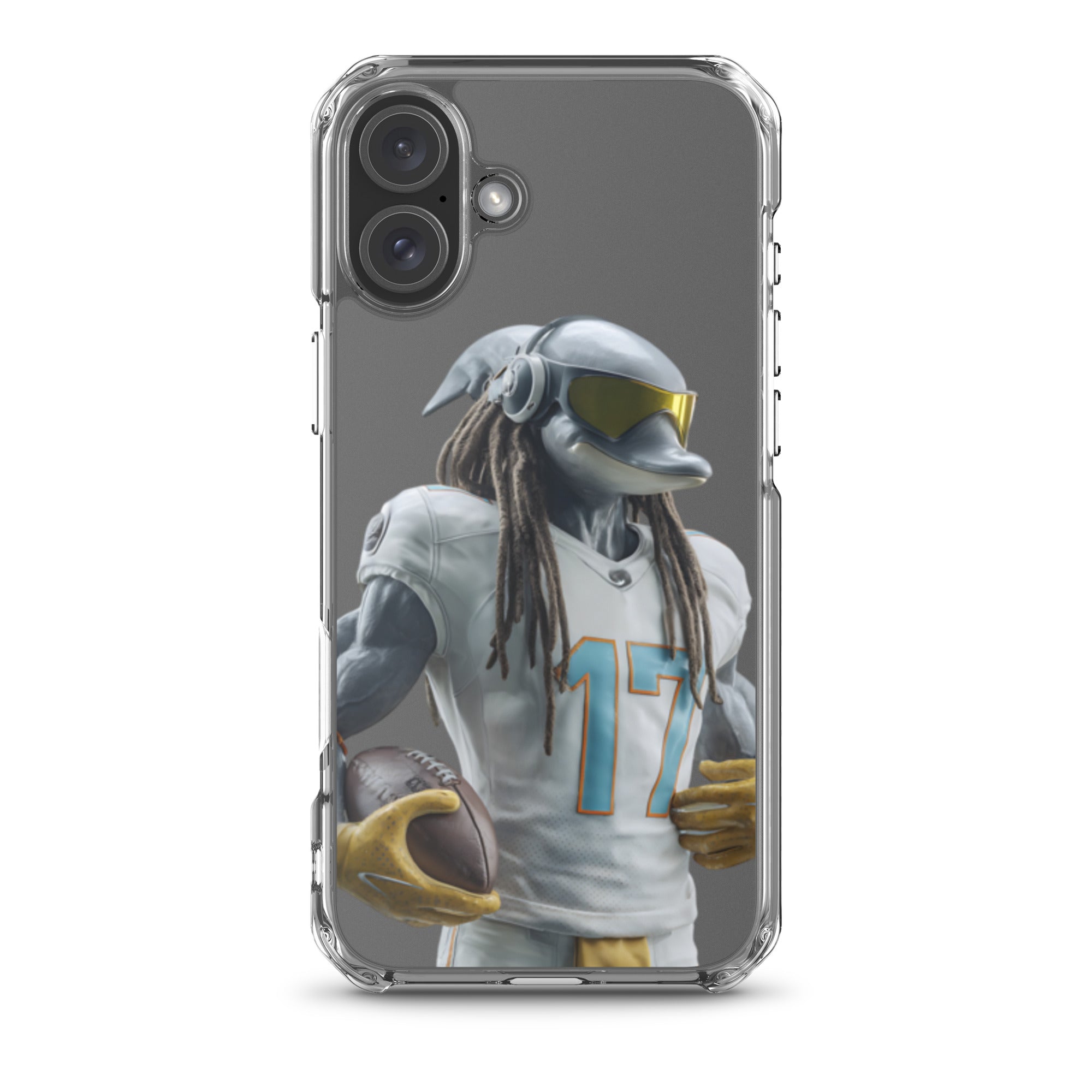 Dolphin 4 Clear Case for iPhone® iPhone 16 Plus