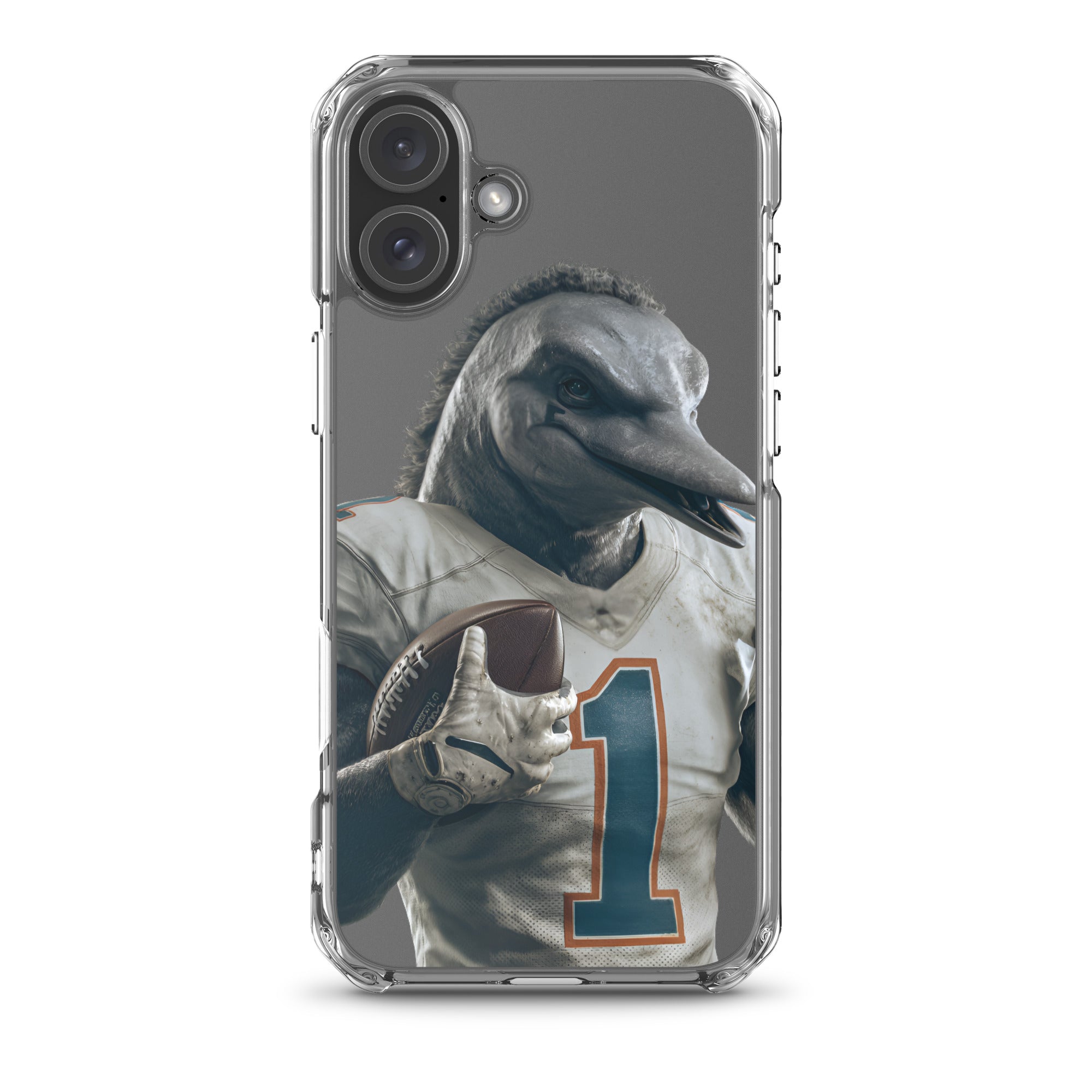 Dolphin 8 Clear Case for iPhone® iPhone 16 Plus
