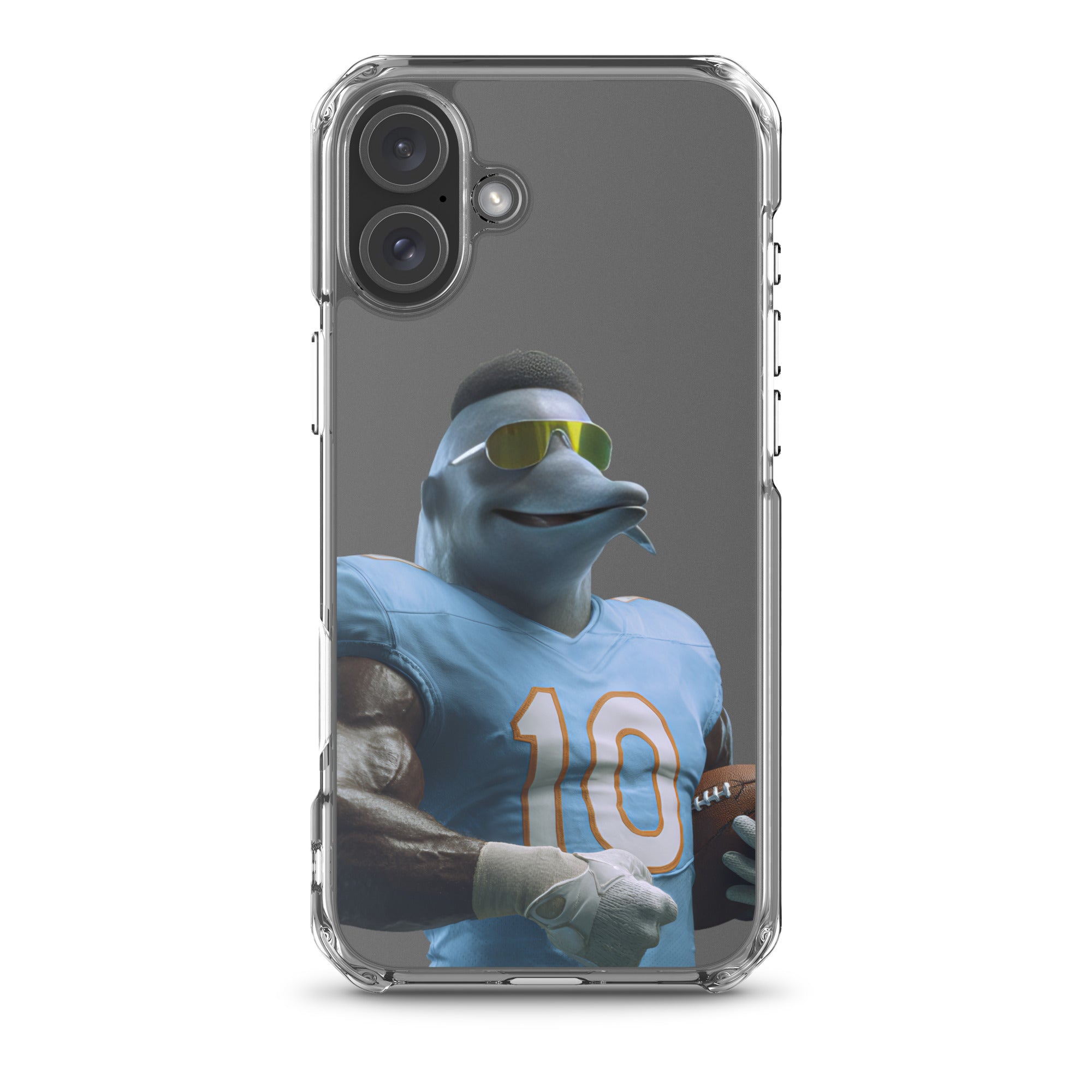Dolphin 9 Clear Case for iPhone® iPhone 16 Plus